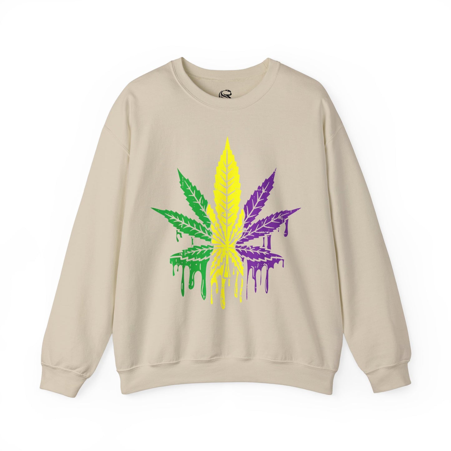 Plant Mardi Gras Unisex Heavy Blend Crewneck Sweatshirt