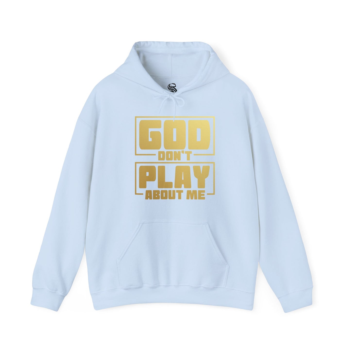 "God Don't Play About Me" Unisex Heavy Blend Hoodie