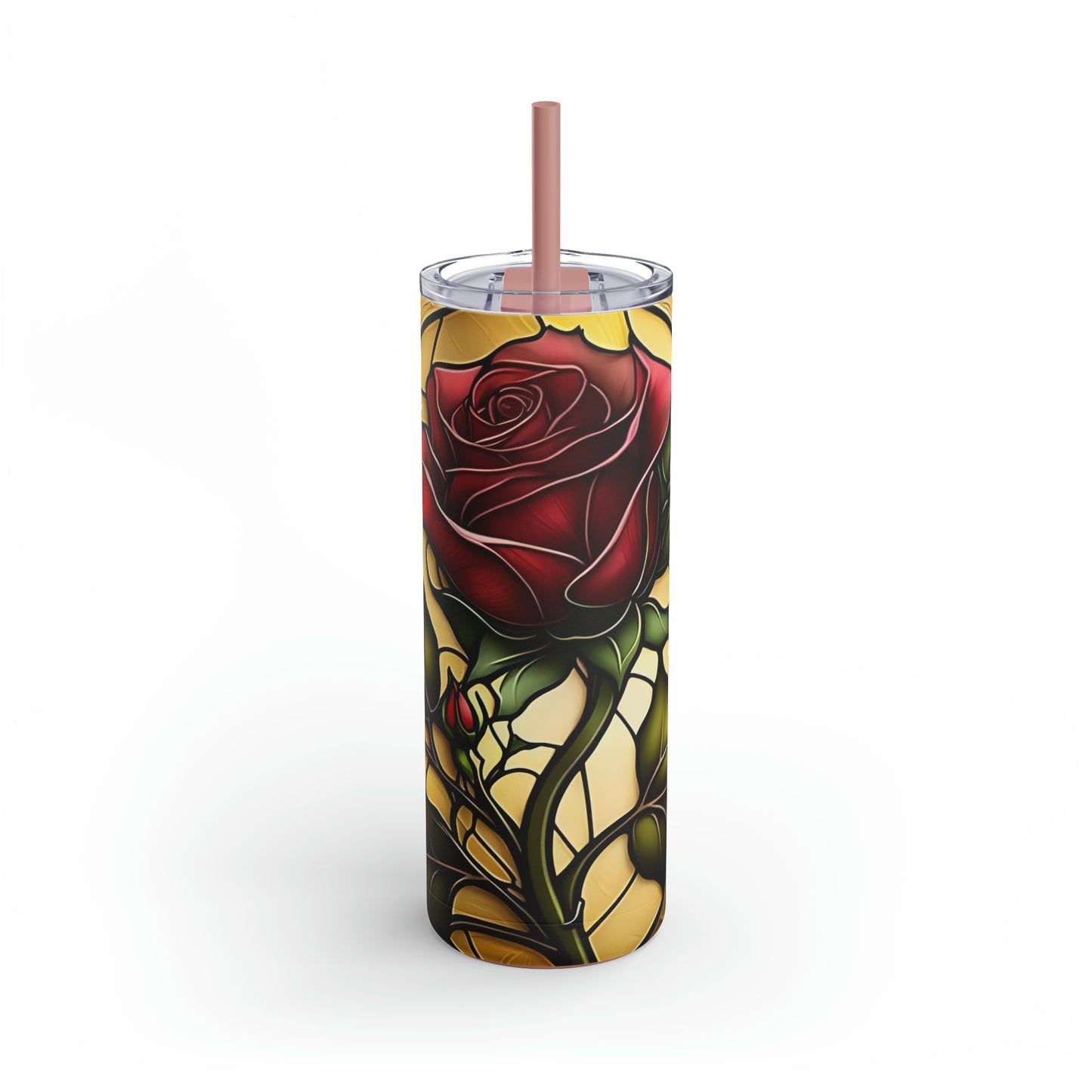 Rose Skinny Matte Tumbler, 20oz