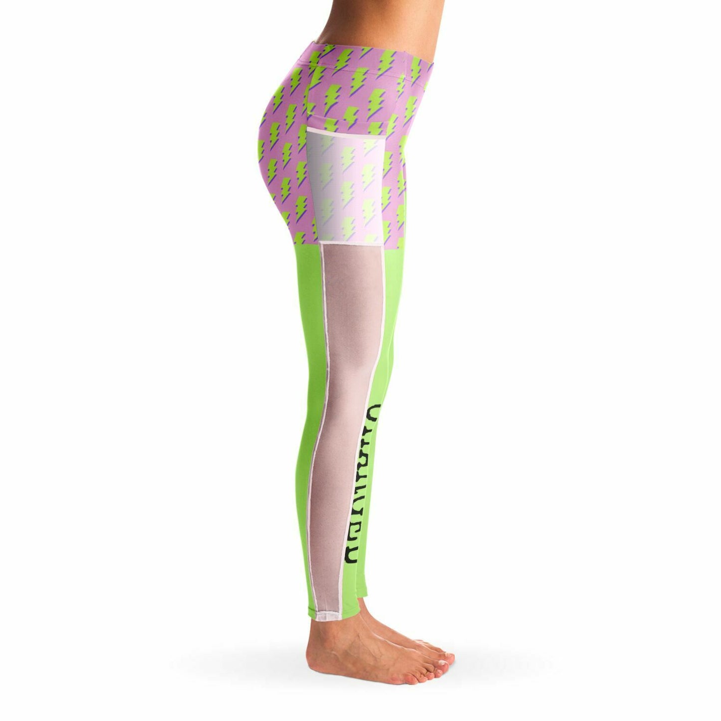 "Charged" Mesh Pocket Leggings