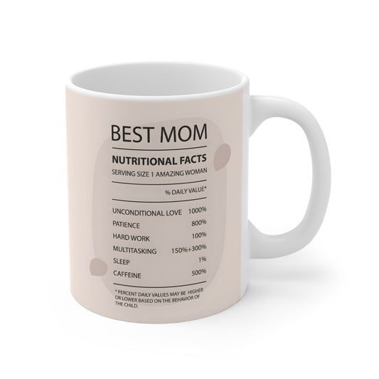 "100% Best Mom" Mug 11oz