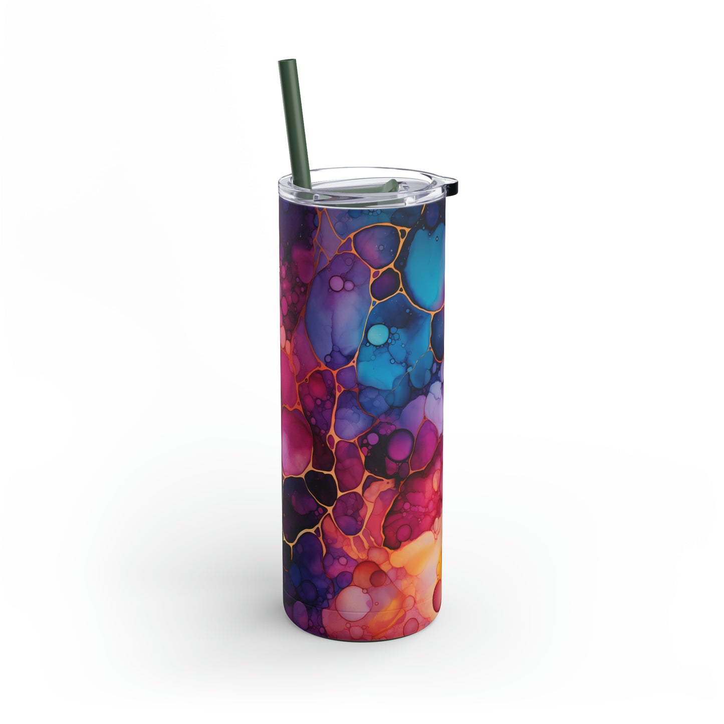 Colorful Skinny Matte Tumbler, 20oz