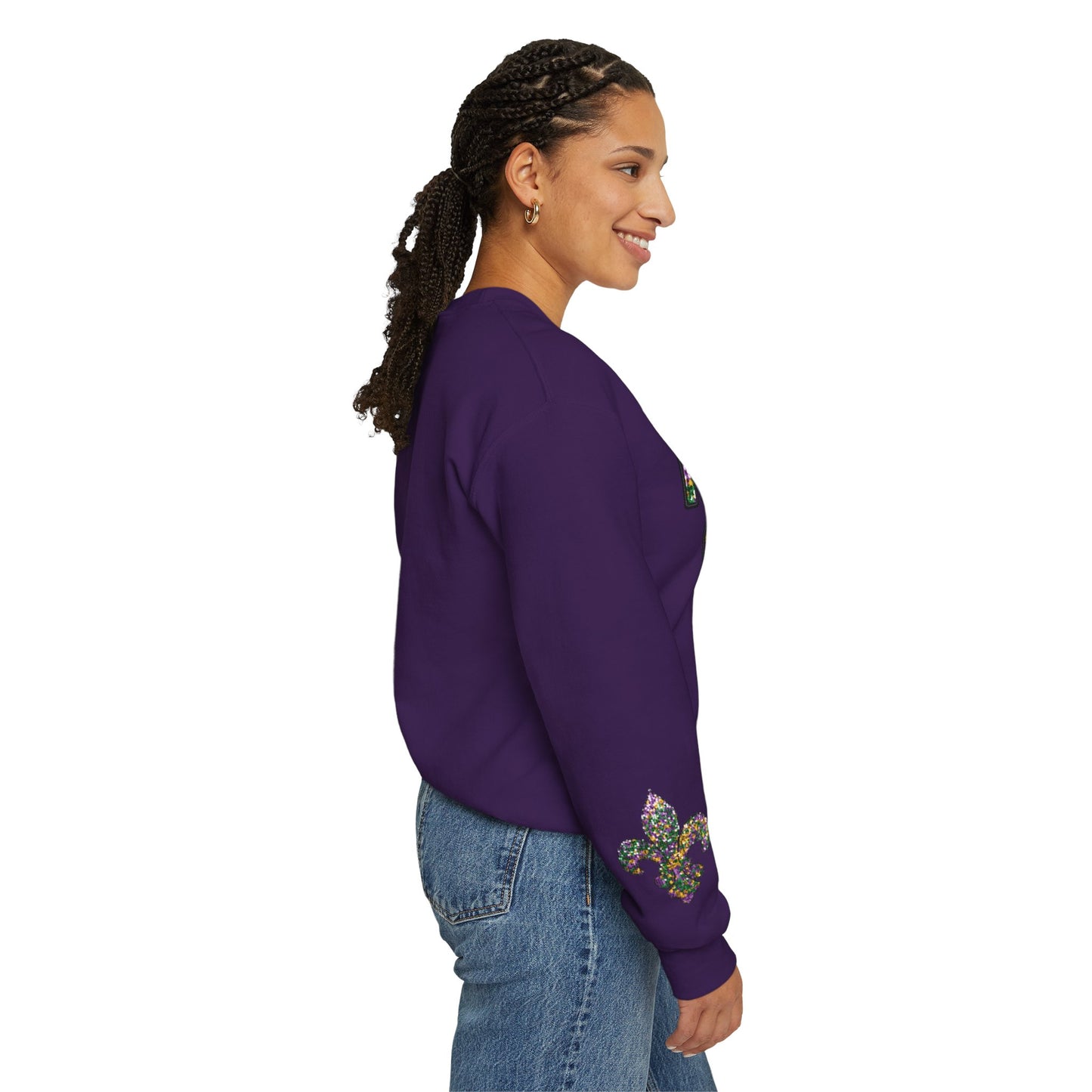 "Carnival Sparkle" Mardi Gras Unisex Heavy Blend Crewneck Sweatshirt