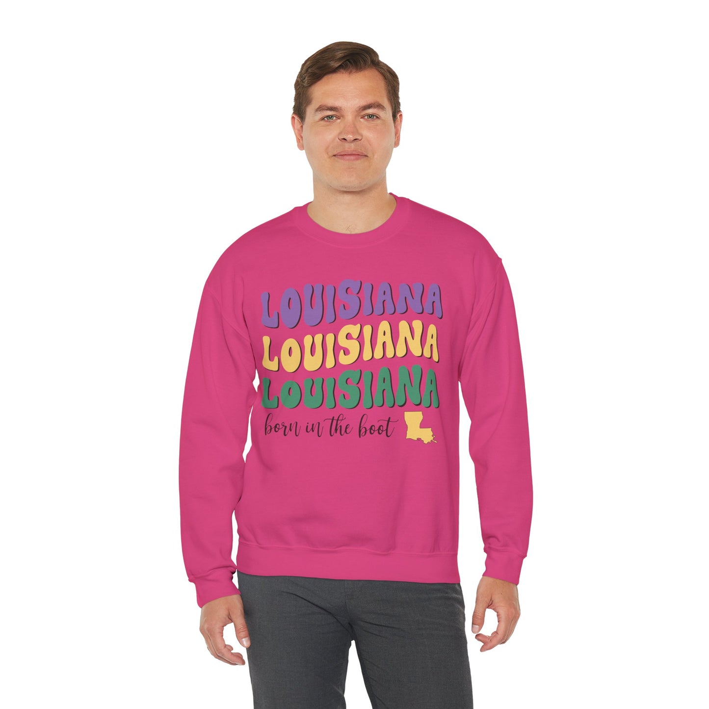 Louisiana Unisex Heavy Blend Crewneck Sweatshirt