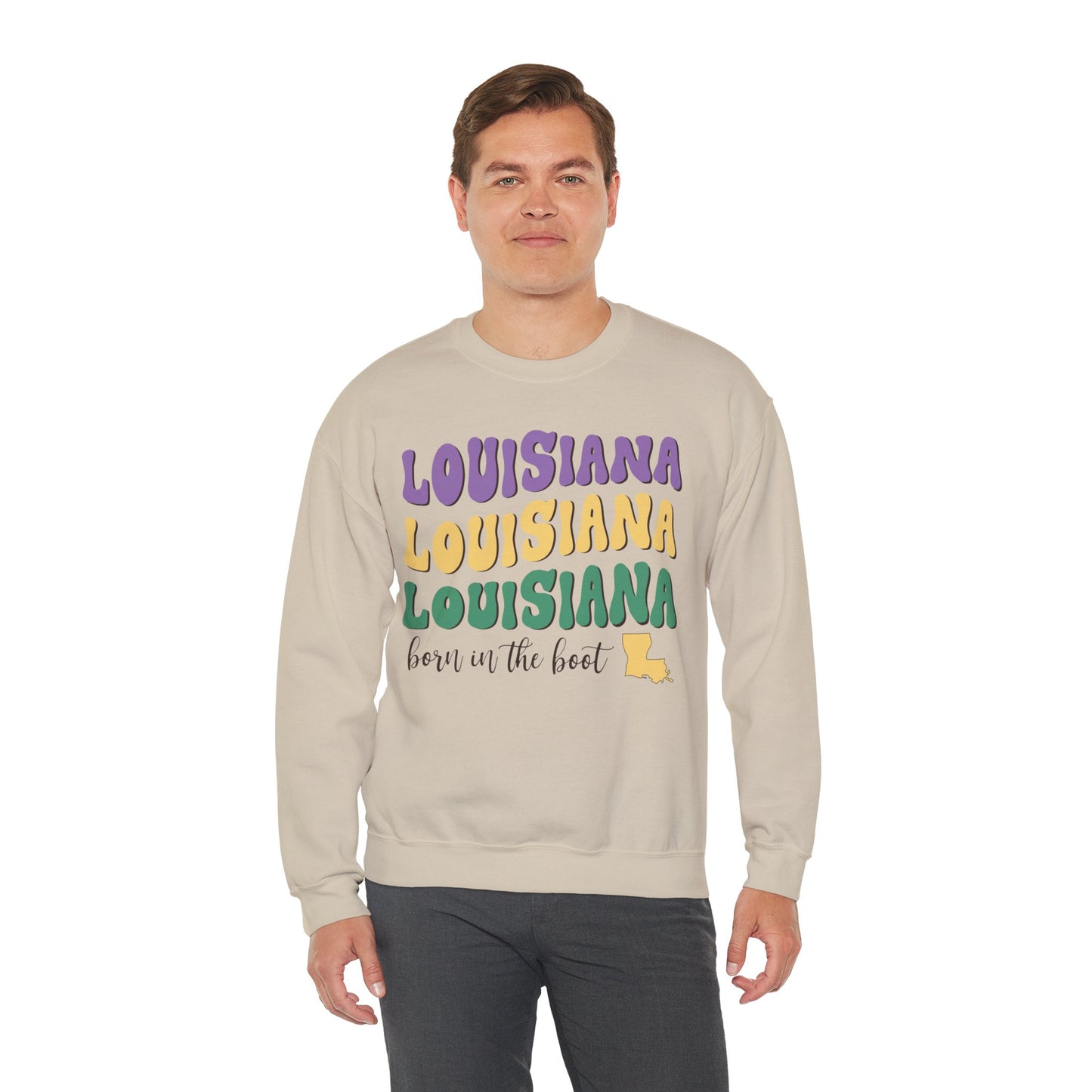 Louisiana Unisex Heavy Blend Crewneck Sweatshirt