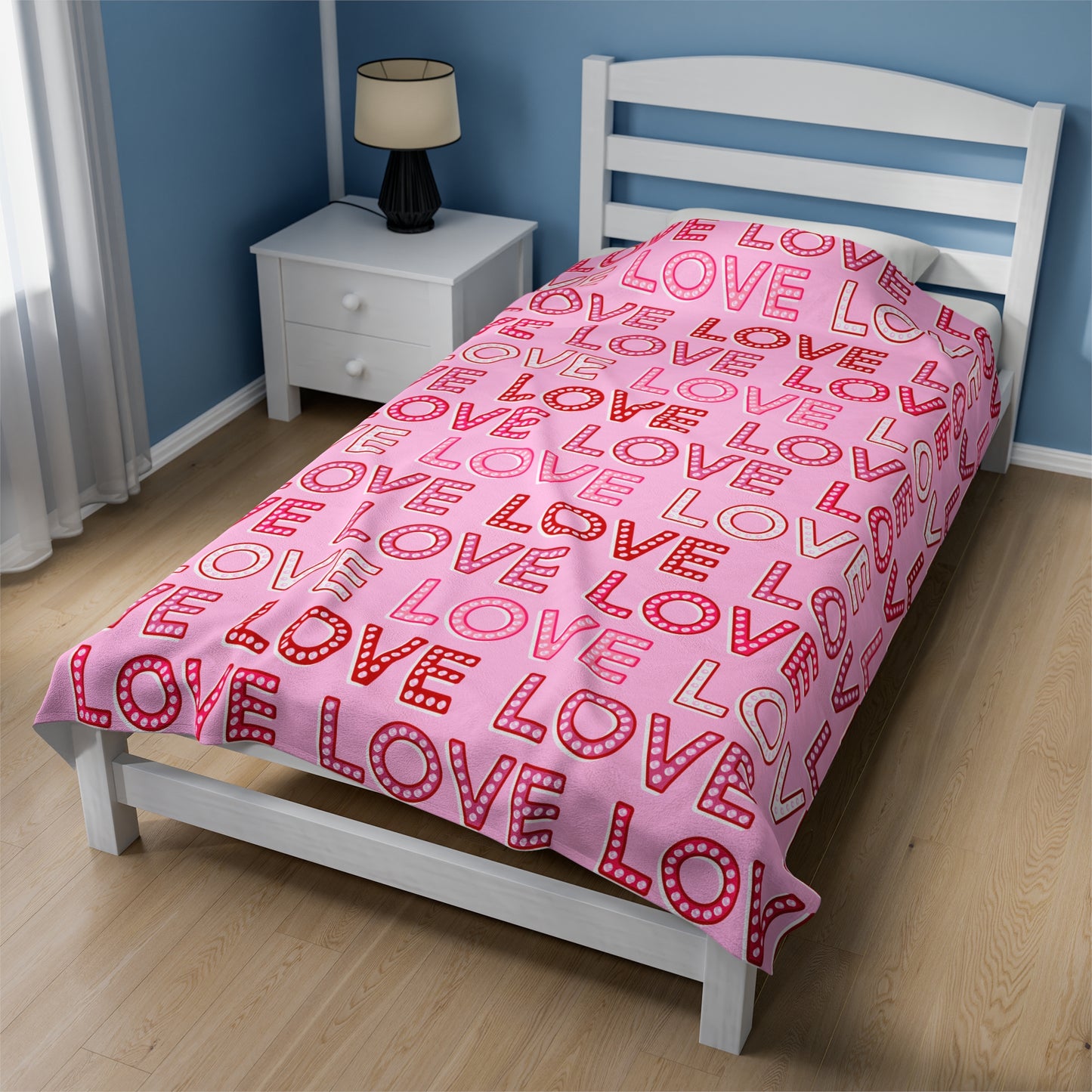 Love Velveteen Plush Blanket