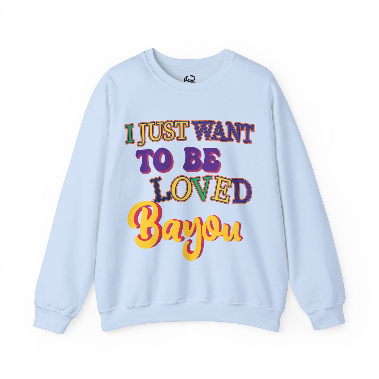 "Loved Bayou" Unisex Heavy Blend Crewneck Sweatshirt