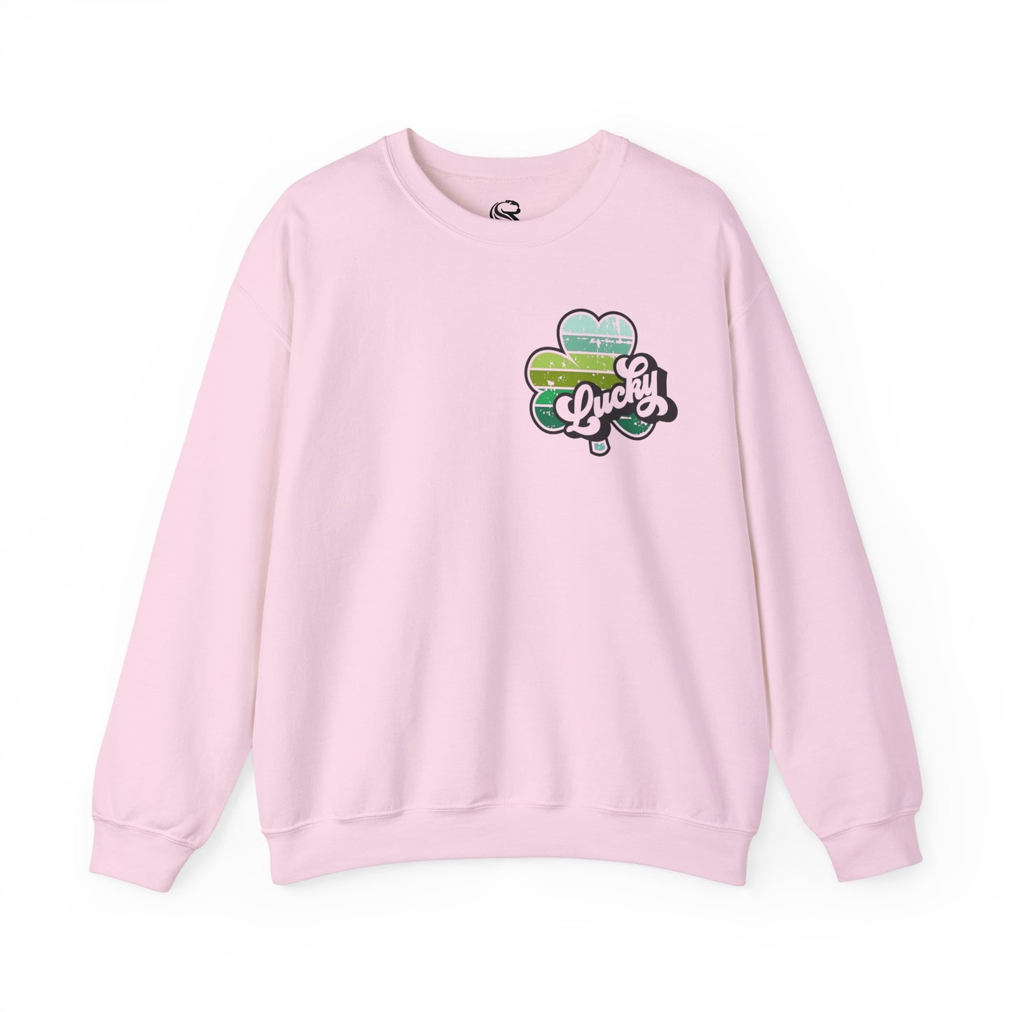 "Happy Go Lucky" Heavy Blend™ Crewneck Sweatshirt