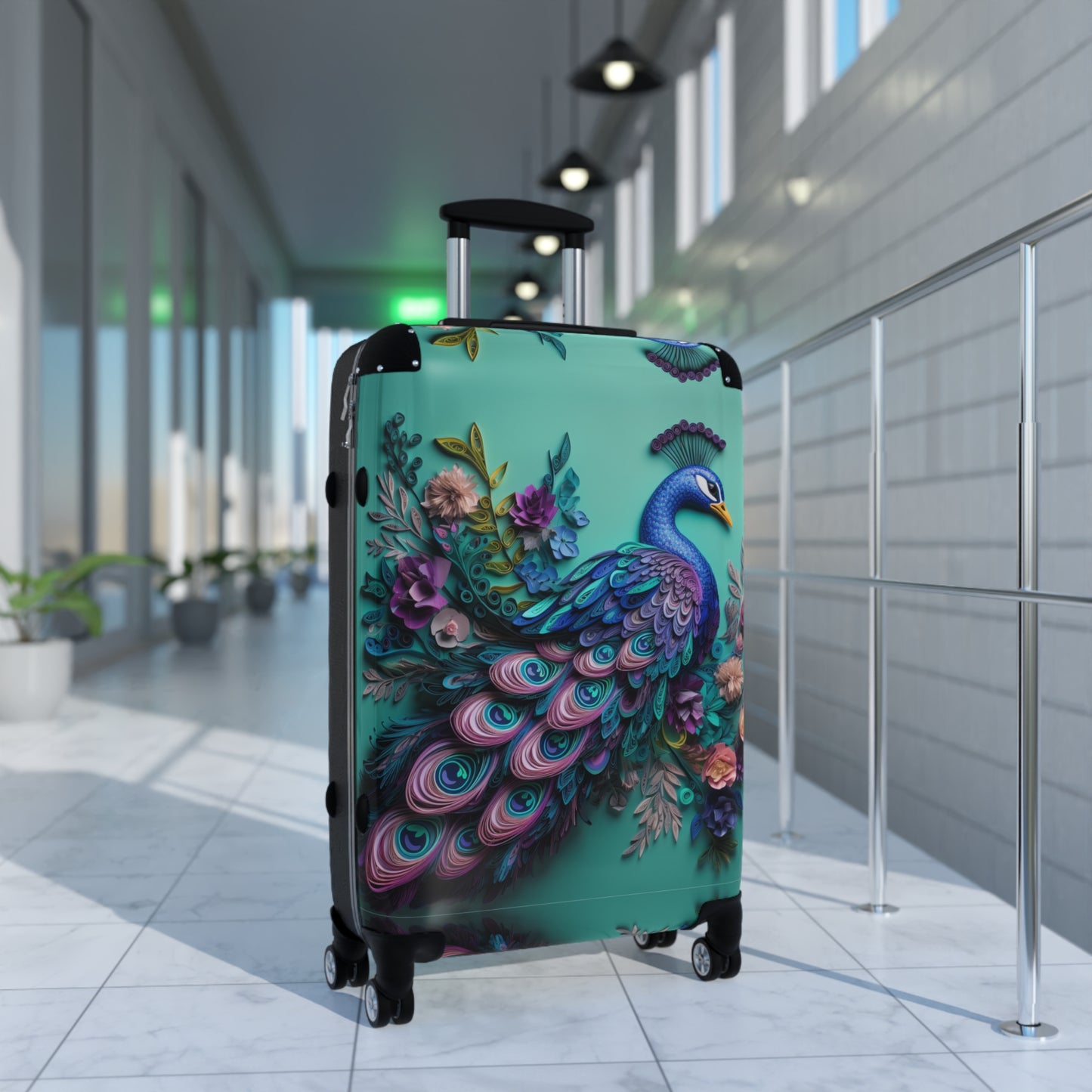 Peacock Suitcase