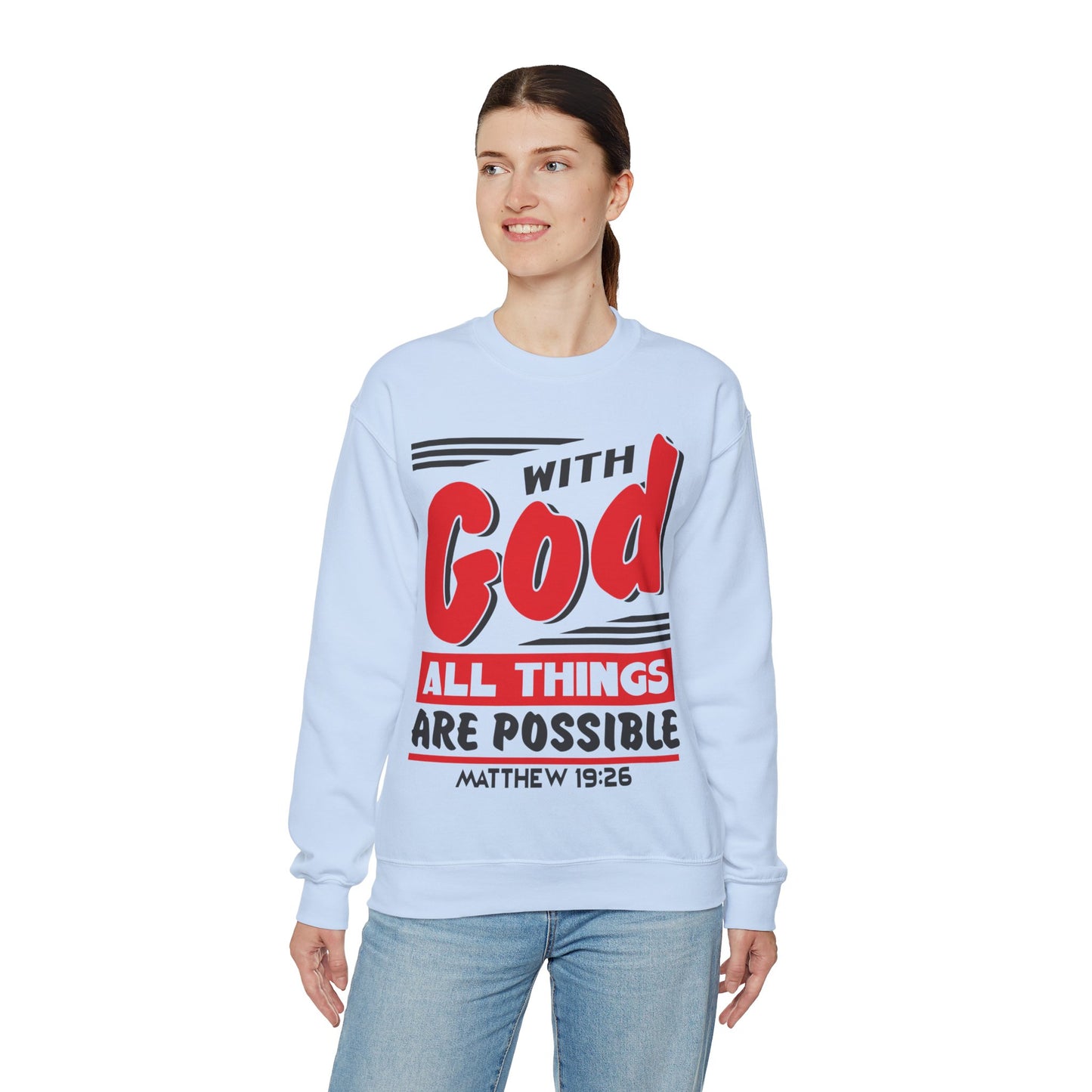 "Divine Possibilities" Heavy Blend Crewneck Sweatshirt