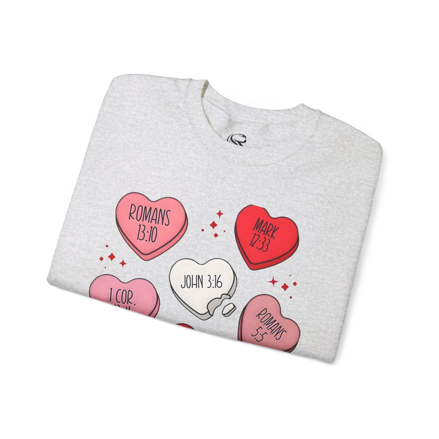 "Scripture Love" Unisex Heavy Blend Crewneck Sweatshirt