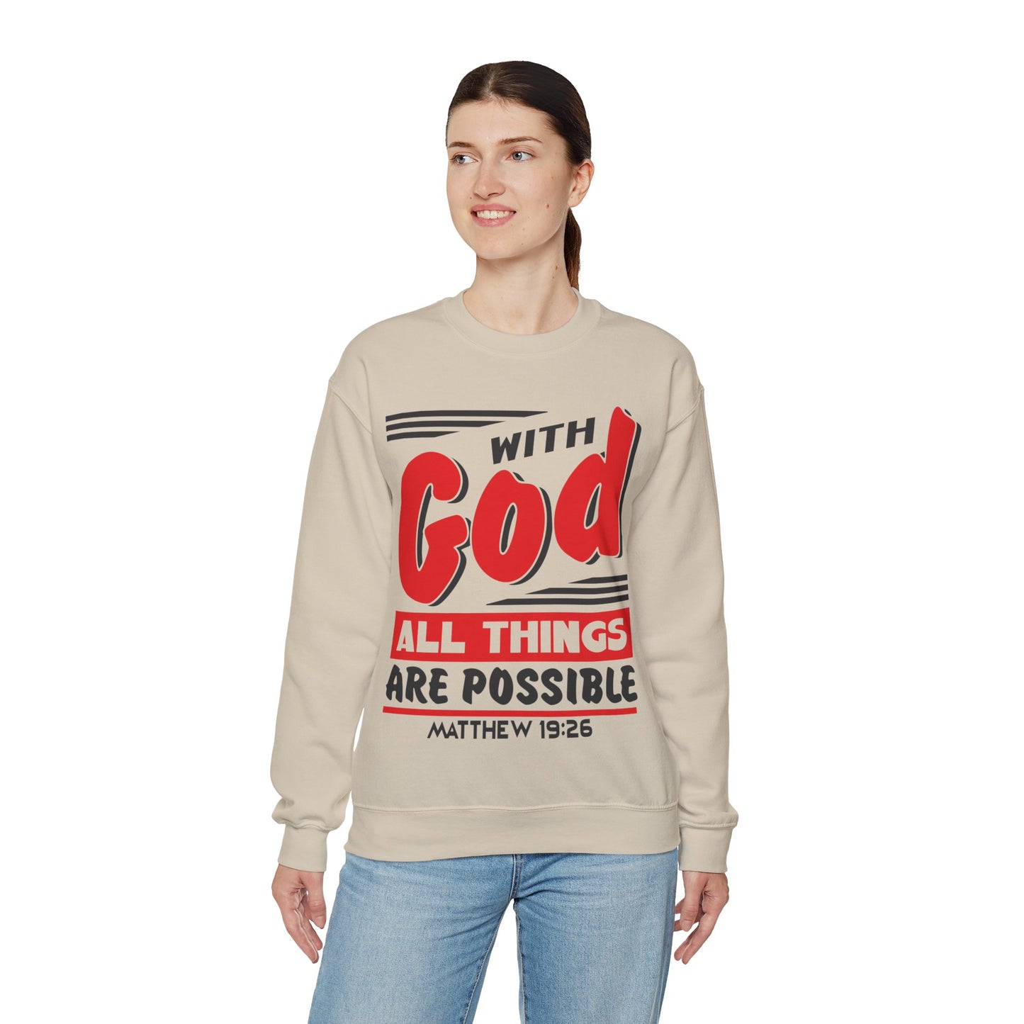 "Divine Possibilities" Heavy Blend Crewneck Sweatshirt