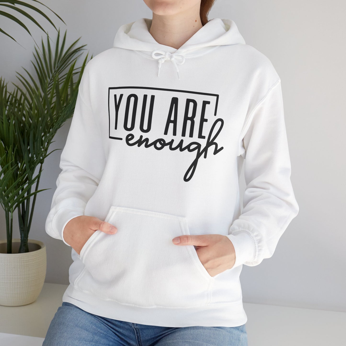 "You Are Enough" Unisex Heavy Blend Hoodie