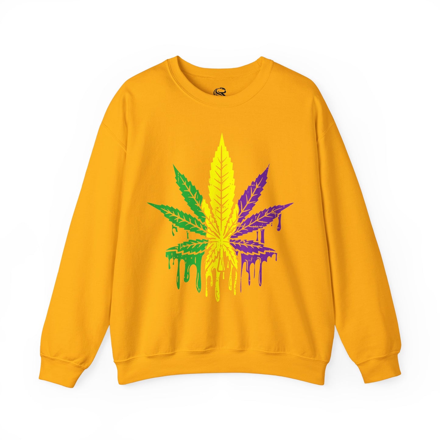 Plant Mardi Gras Unisex Heavy Blend Crewneck Sweatshirt