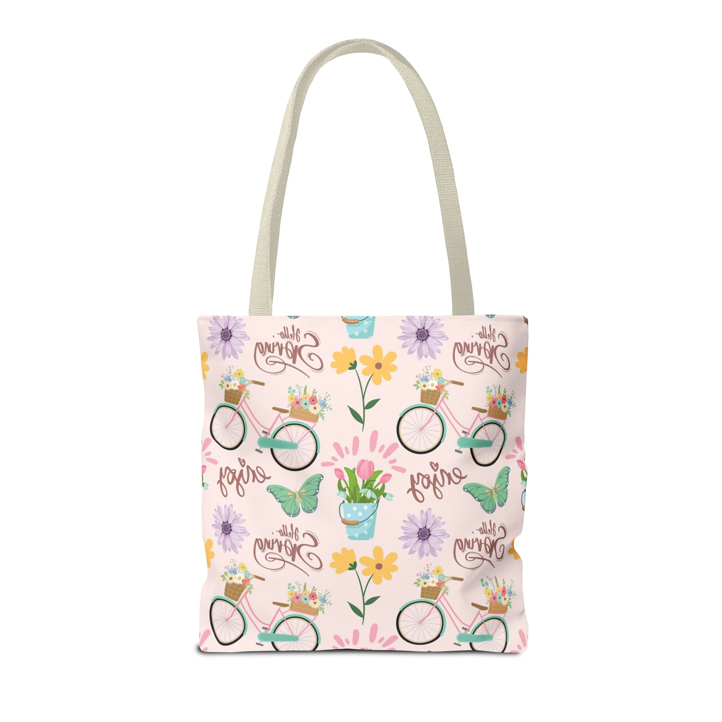 "Hello Spring" Tote Bag