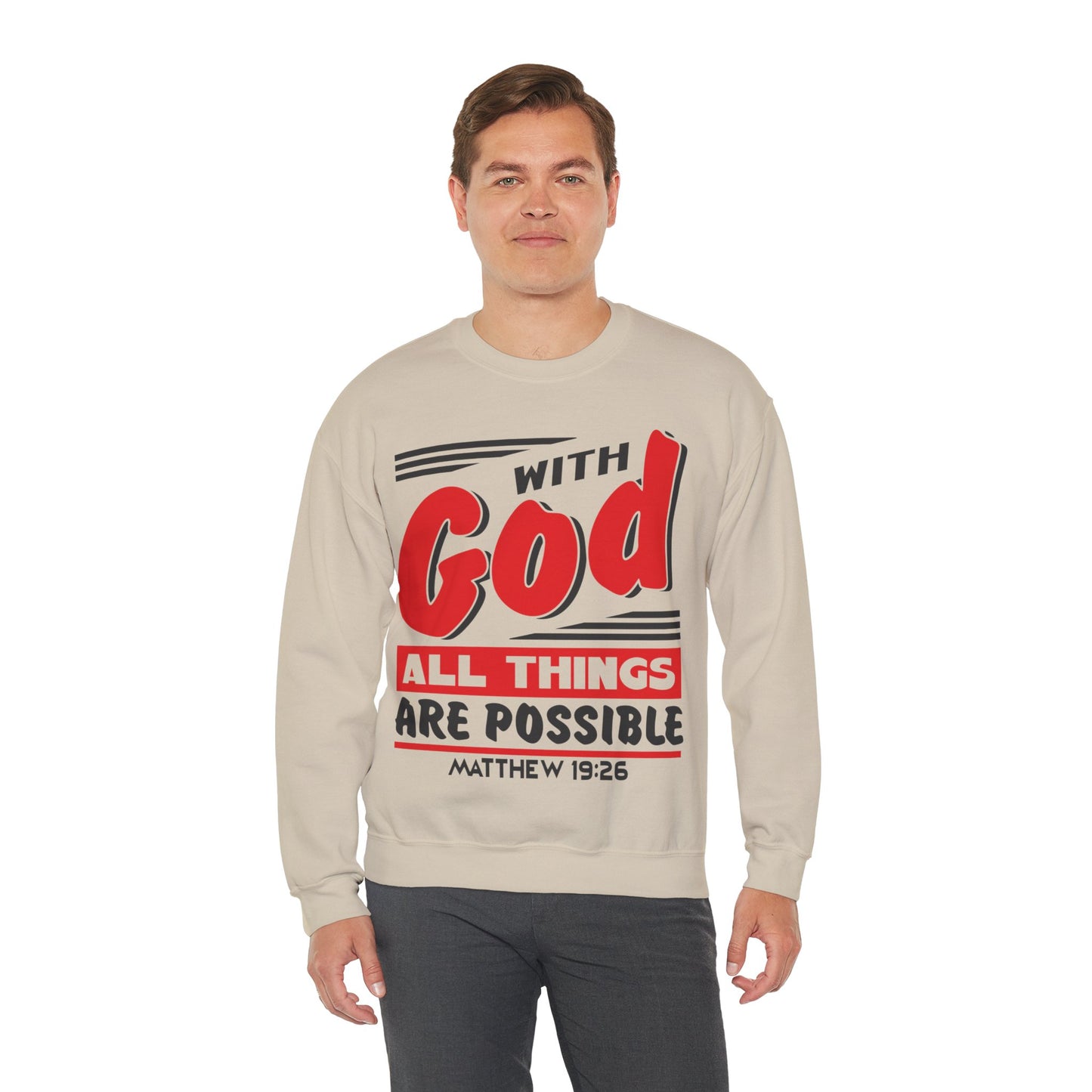 "Divine Possibilities" Heavy Blend Crewneck Sweatshirt