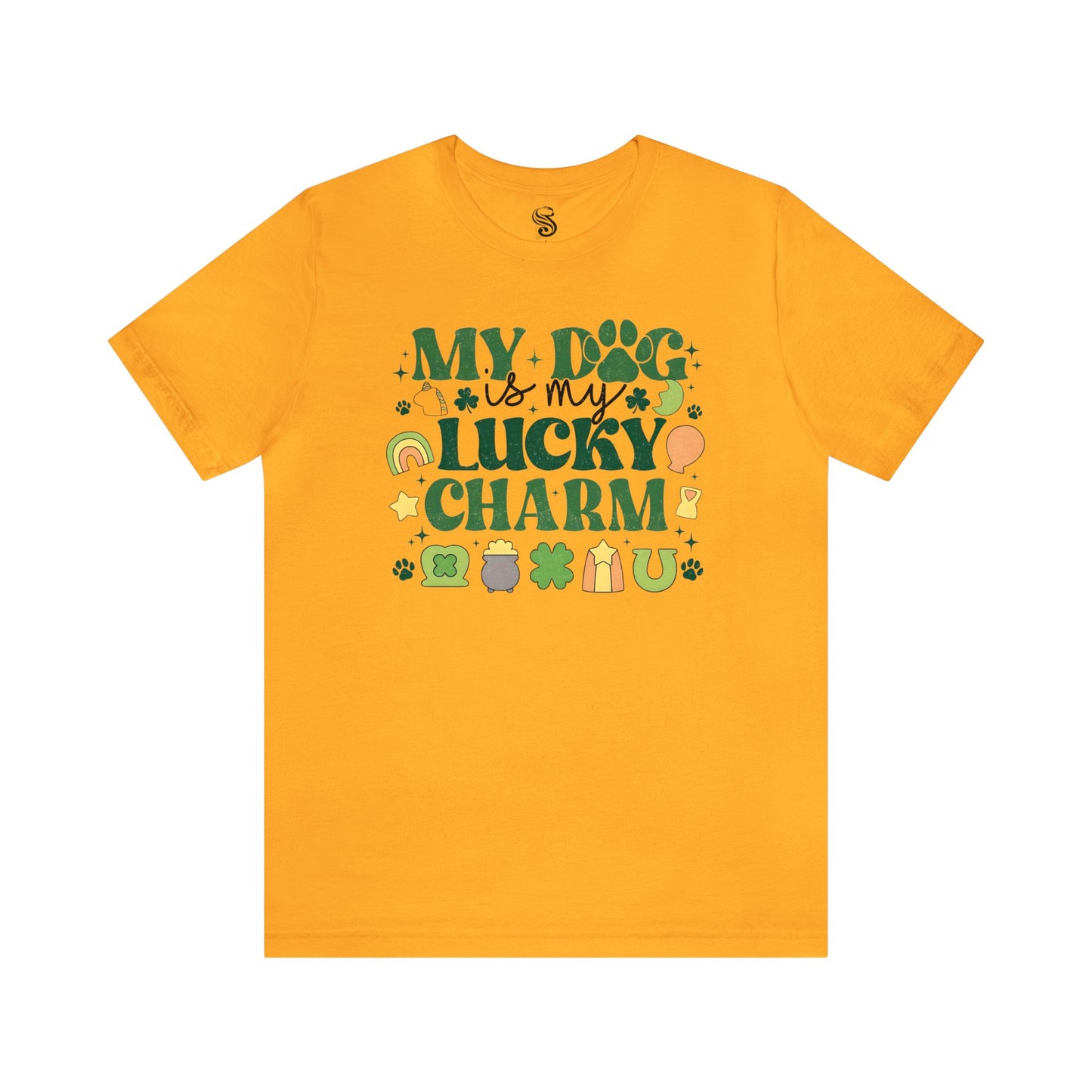 "Lucky Dog"  Unisex Jersey Short Sleeve Tee