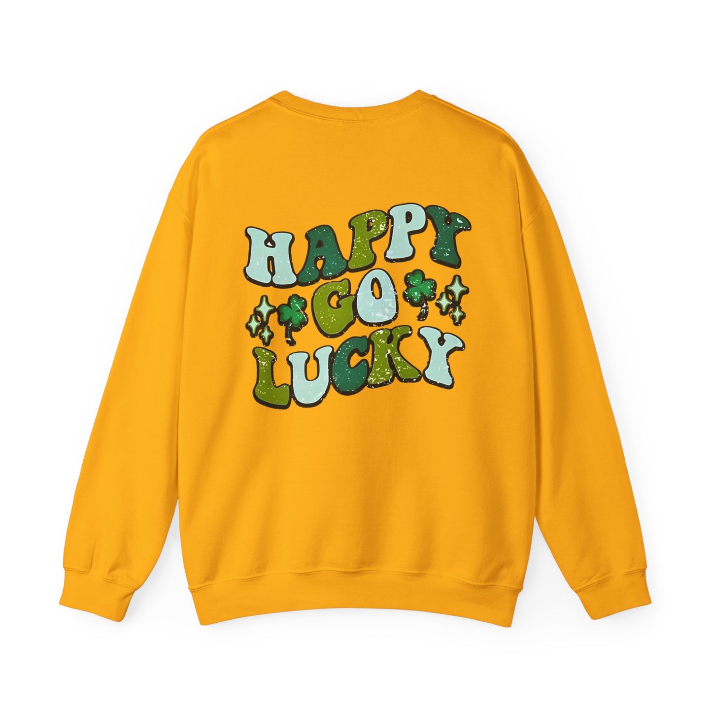 "Happy Go Lucky" Heavy Blend™ Crewneck Sweatshirt