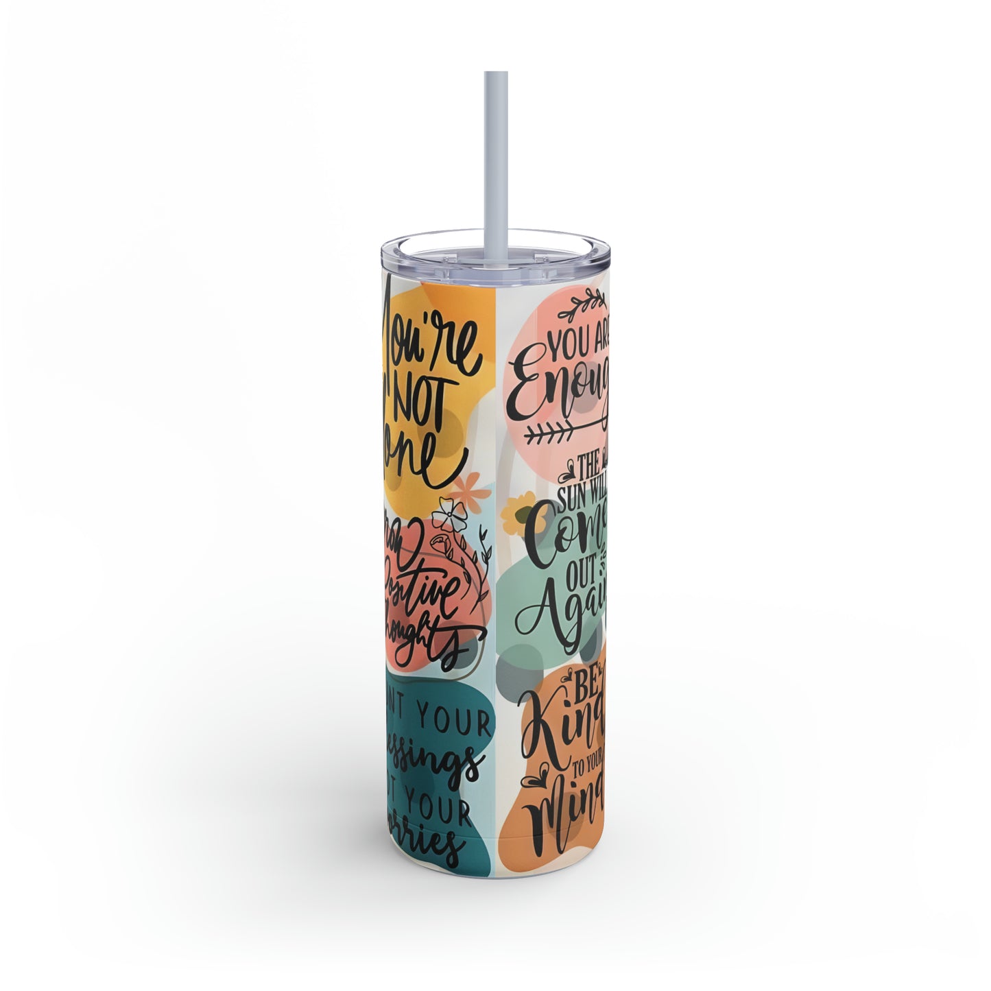 "Take Time to Recharge" Matte Tumbler, 20oz