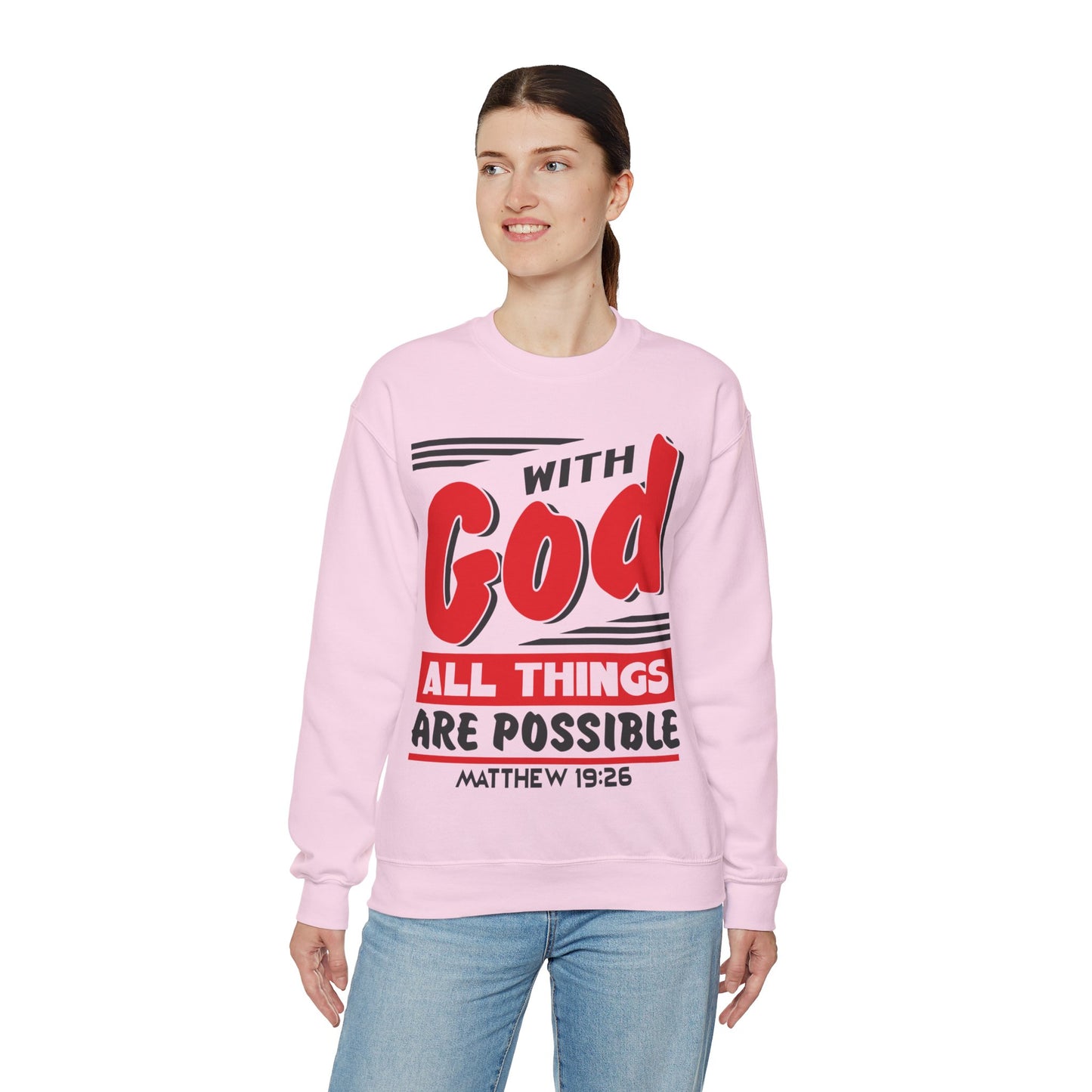 "Divine Possibilities" Heavy Blend Crewneck Sweatshirt