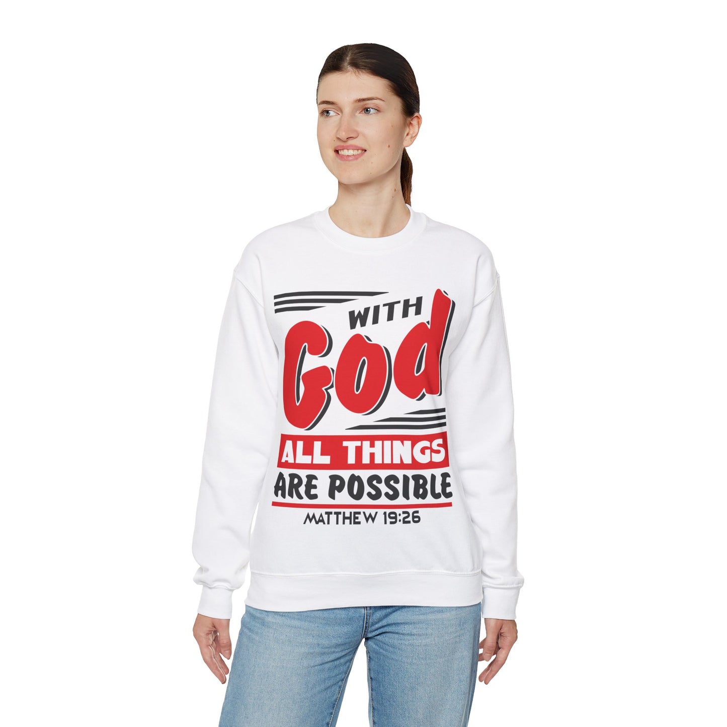 "Divine Possibilities" Heavy Blend Crewneck Sweatshirt