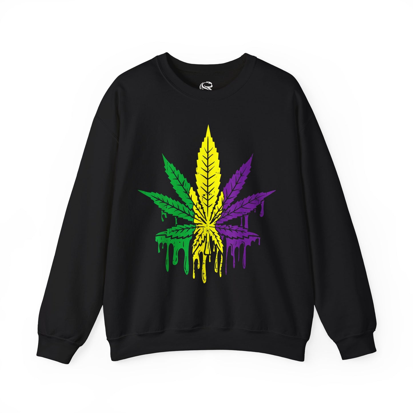 Plant Mardi Gras Unisex Heavy Blend Crewneck Sweatshirt