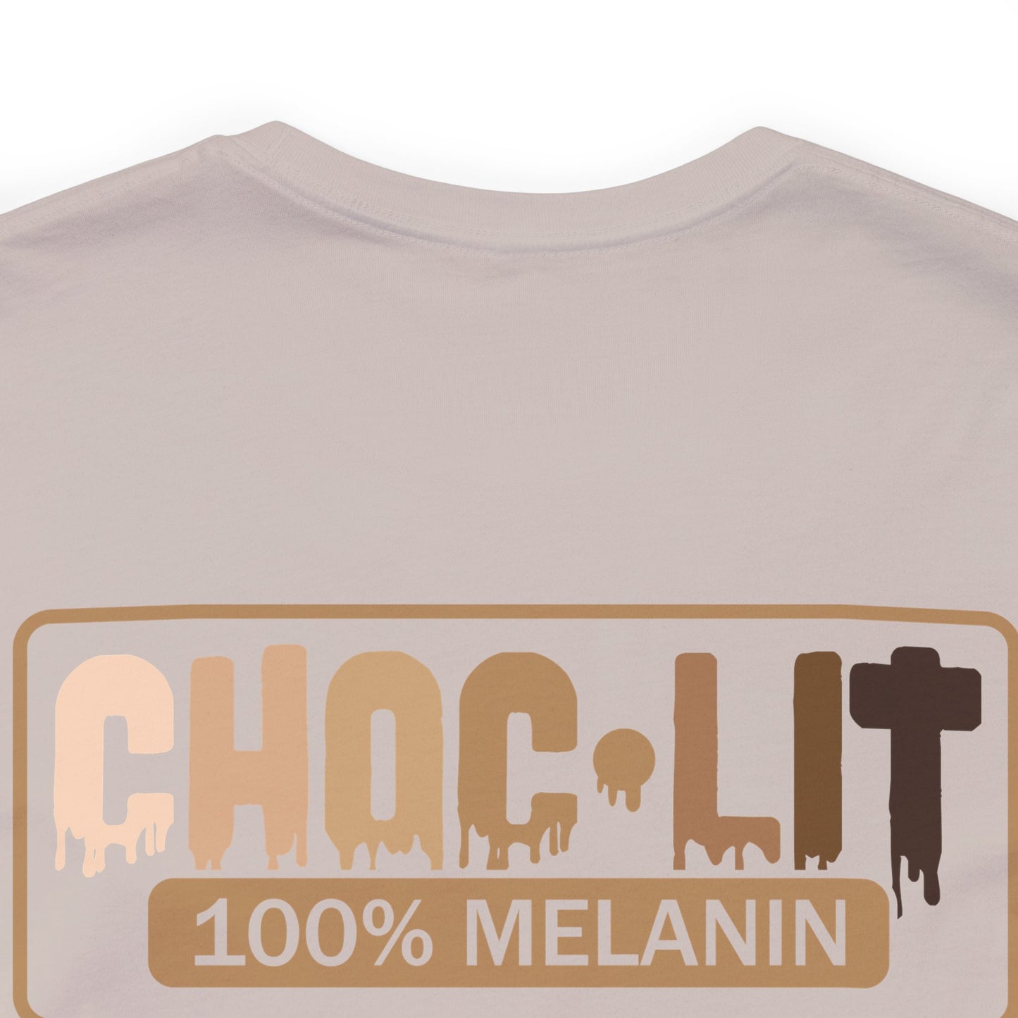 "Choc-Lit"  Unisex Jersey Short Sleeve Tee