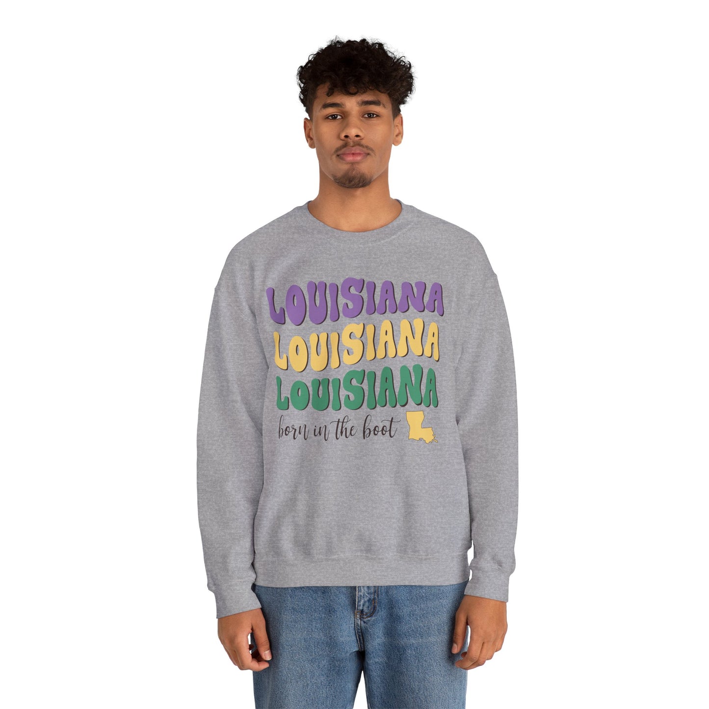 Louisiana Unisex Heavy Blend Crewneck Sweatshirt