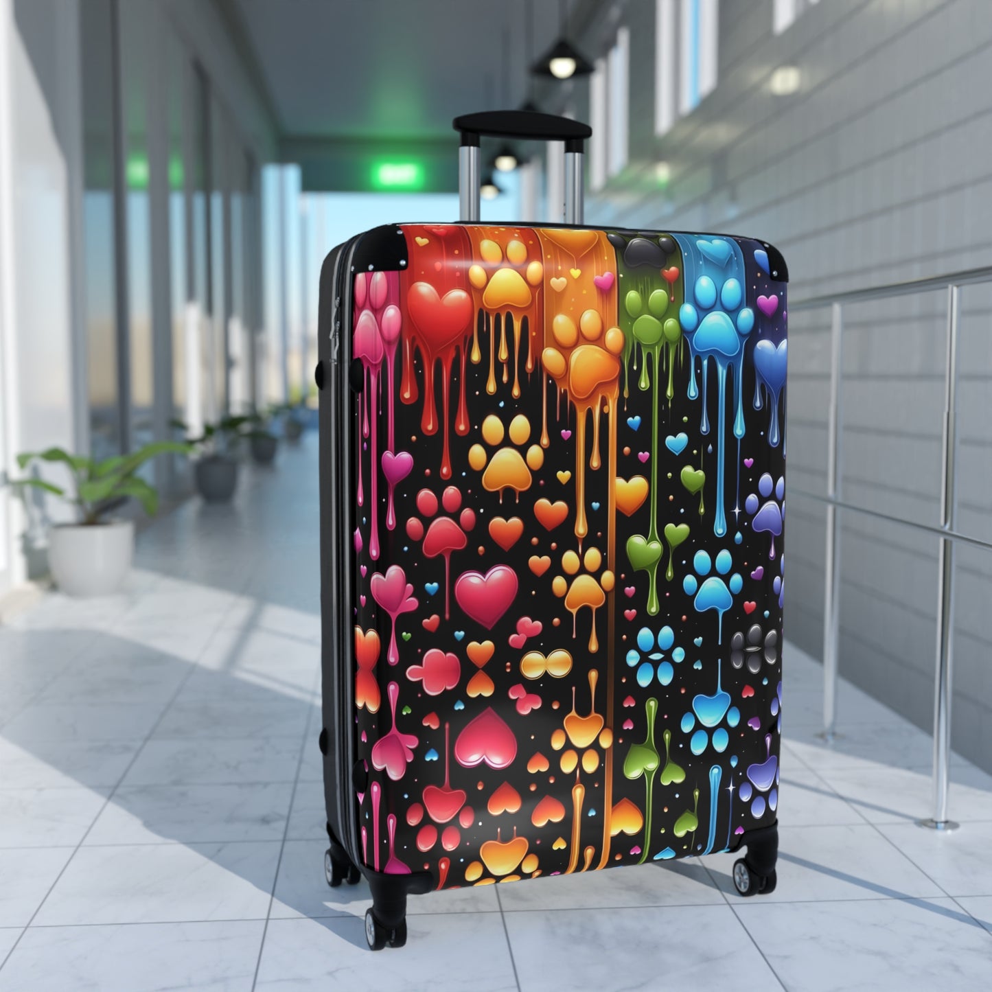 "Paw Drip" Suitcase