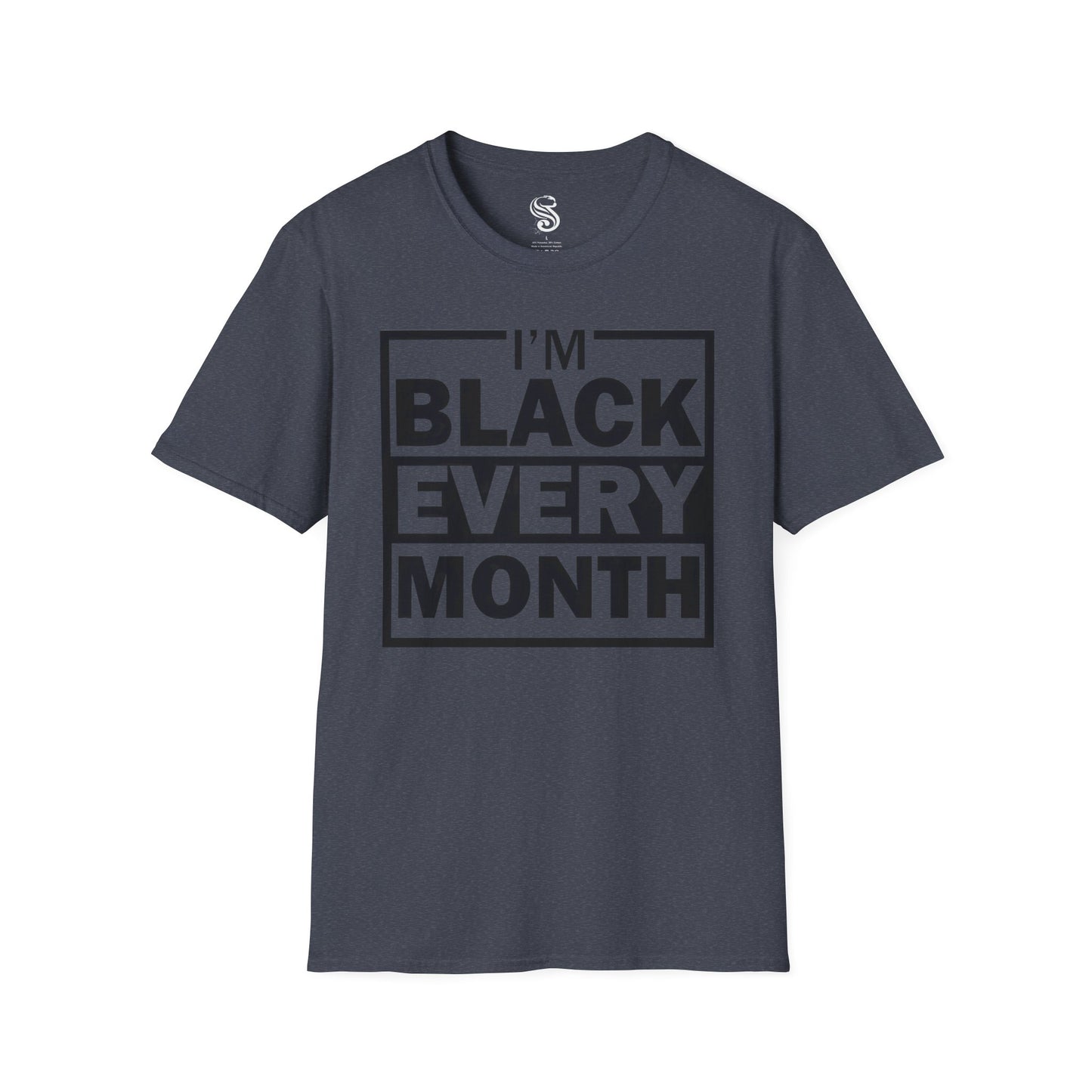 "Black Every Month" Unisex Soft-Style T-Shirt