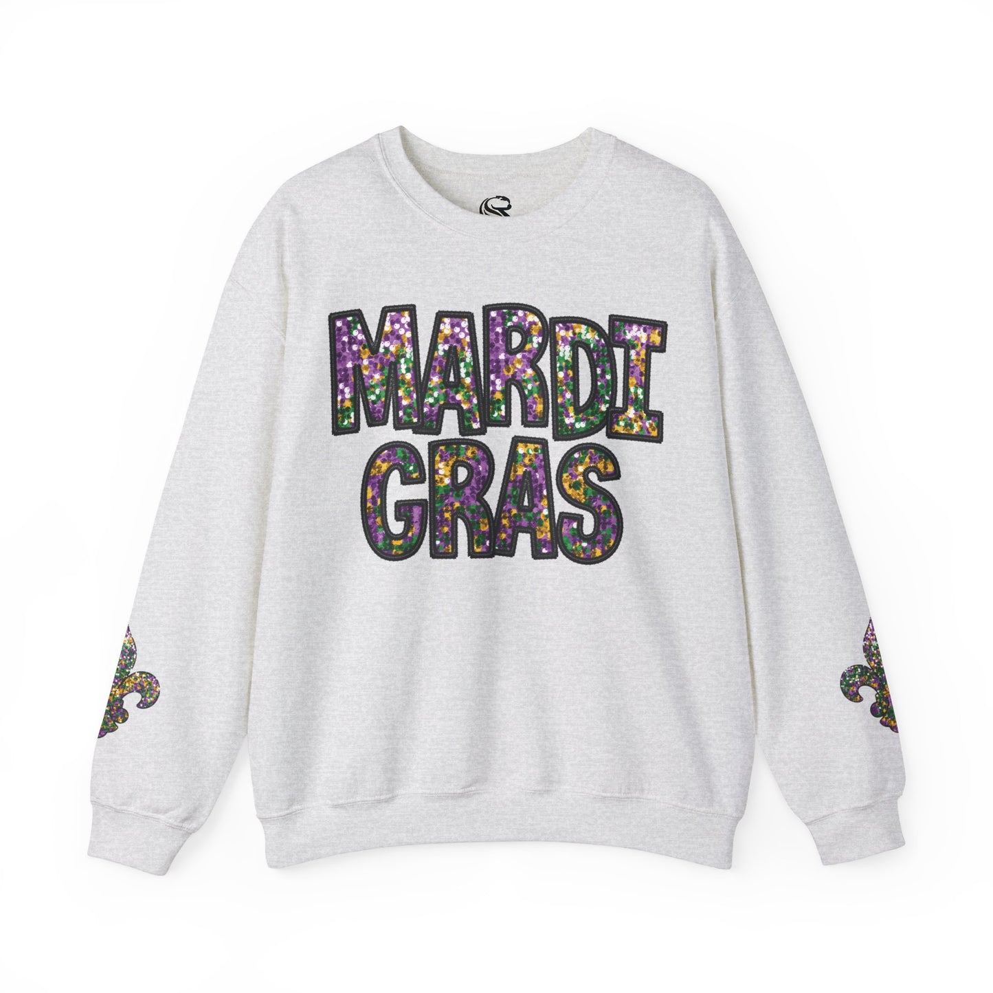 "Carnival Sparkle" Mardi Gras Unisex Heavy Blend Crewneck Sweatshirt