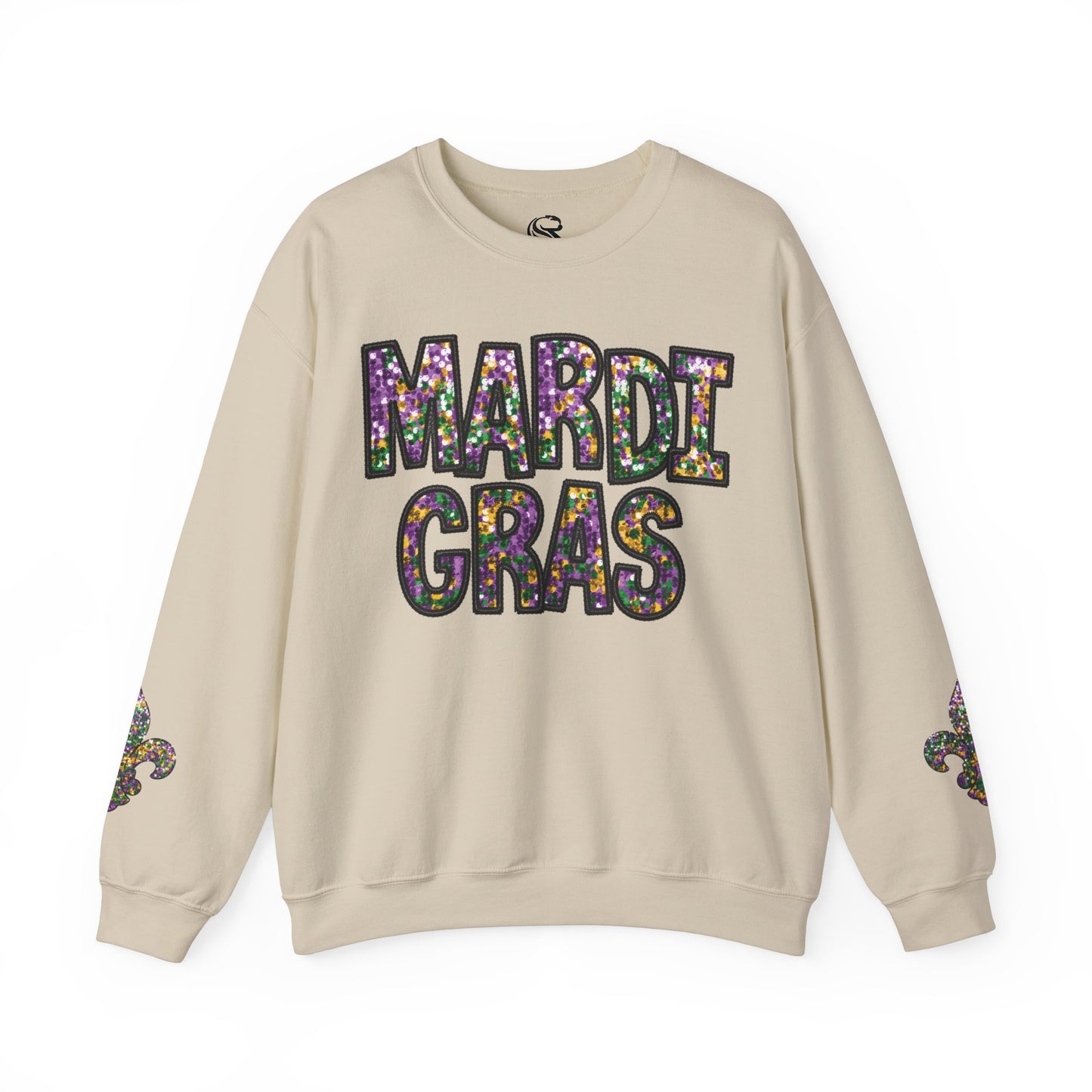 "Carnival Sparkle" Mardi Gras Unisex Heavy Blend Crewneck Sweatshirt