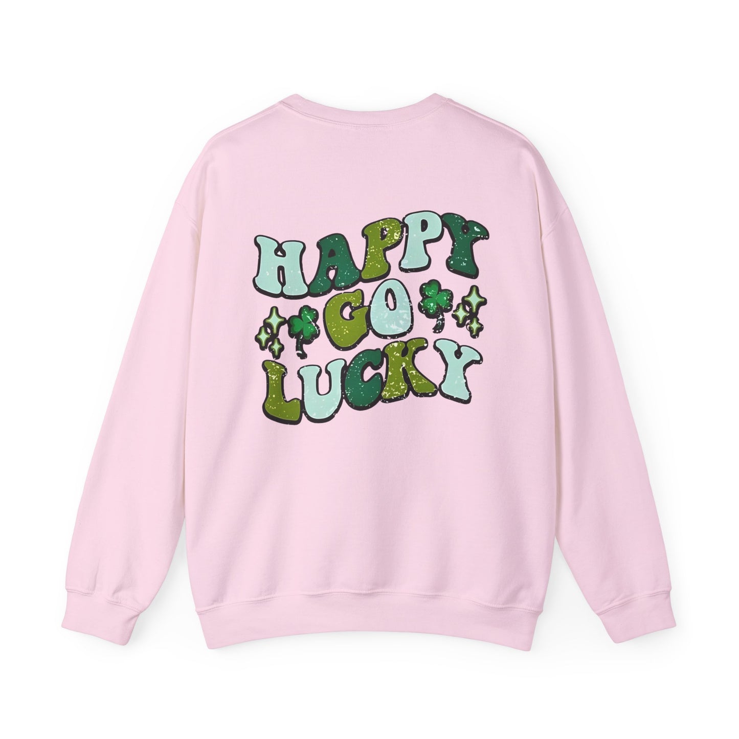 "Happy Go Lucky" Heavy Blend™ Crewneck Sweatshirt