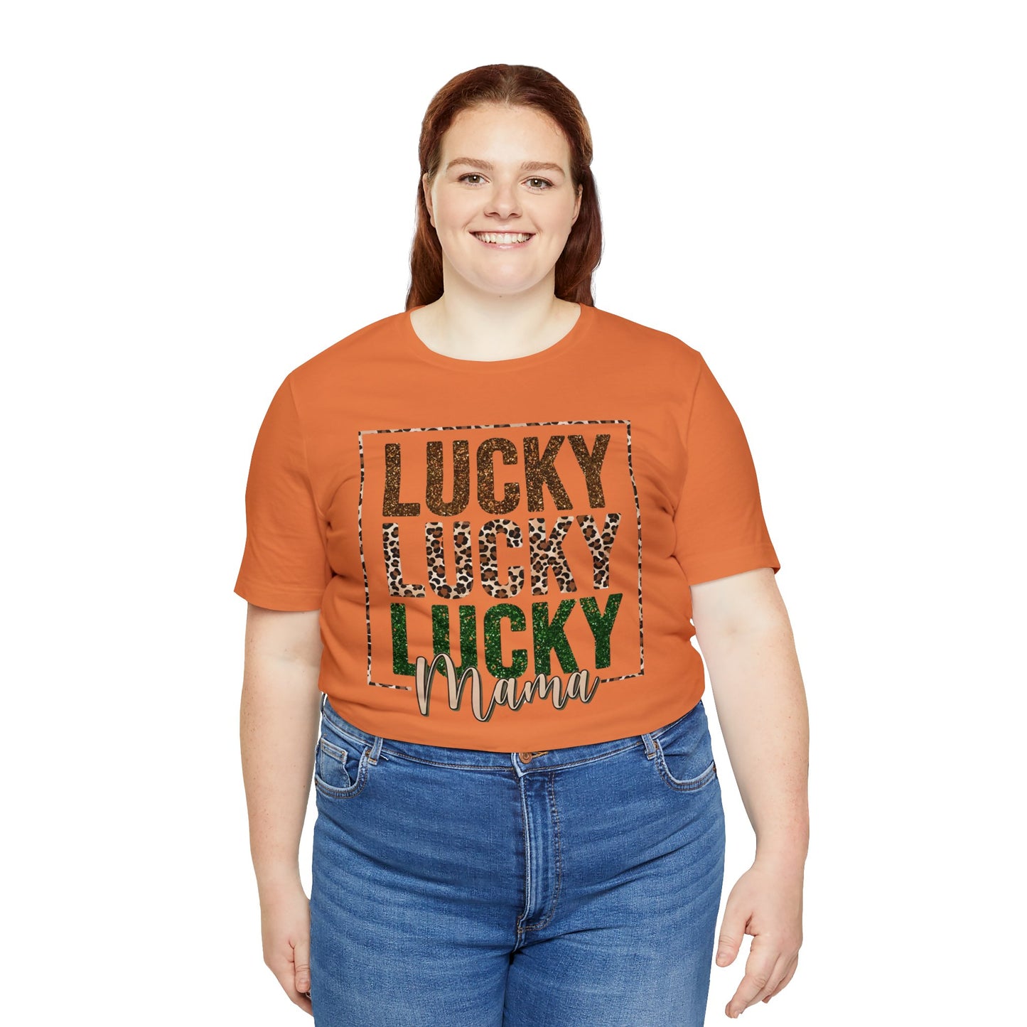 "Lucky Mama"  Unisex Jersey Short Sleeve Tee