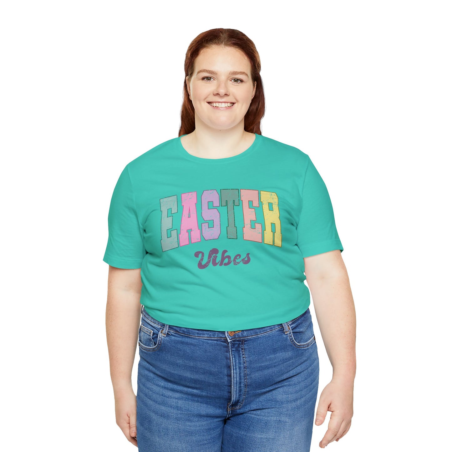 "Easter Vibes" Unisex Jersey Short Sleeve Tee