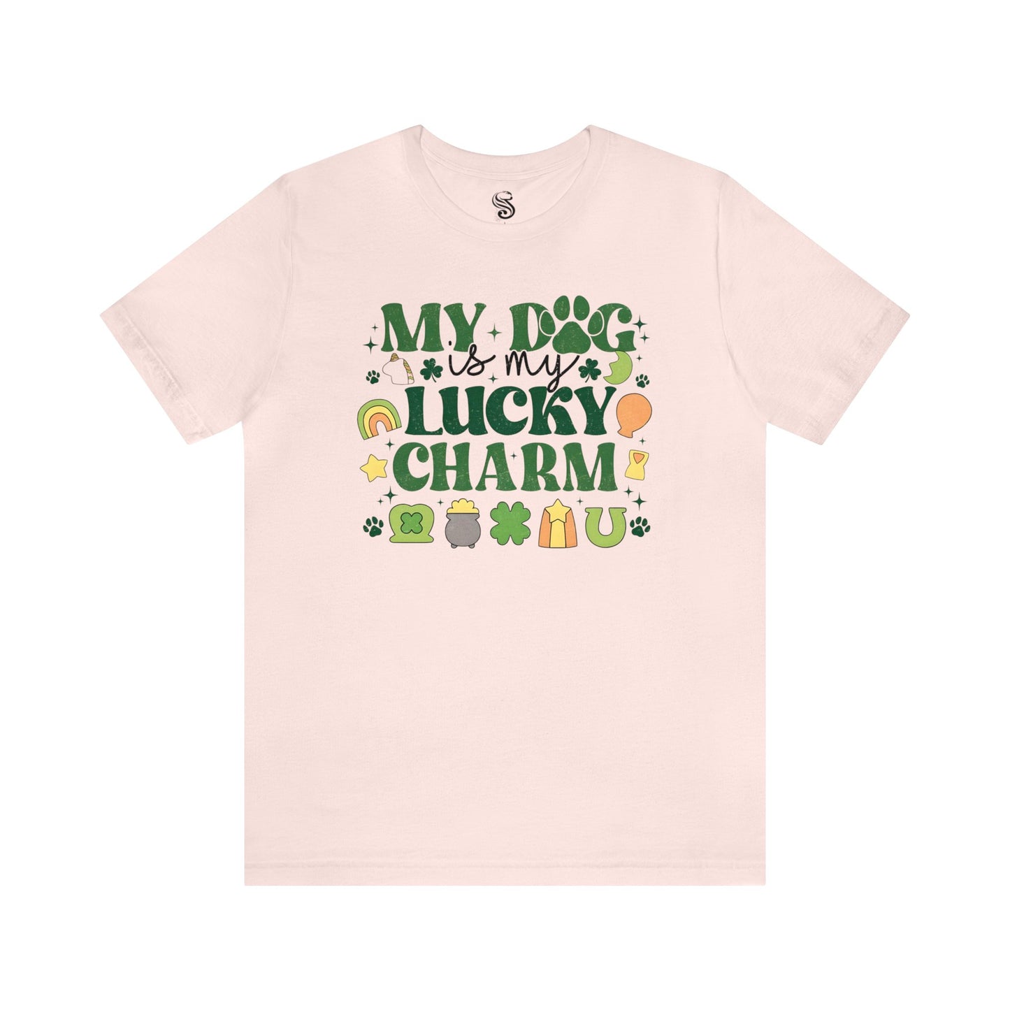 "Lucky Dog"  Unisex Jersey Short Sleeve Tee