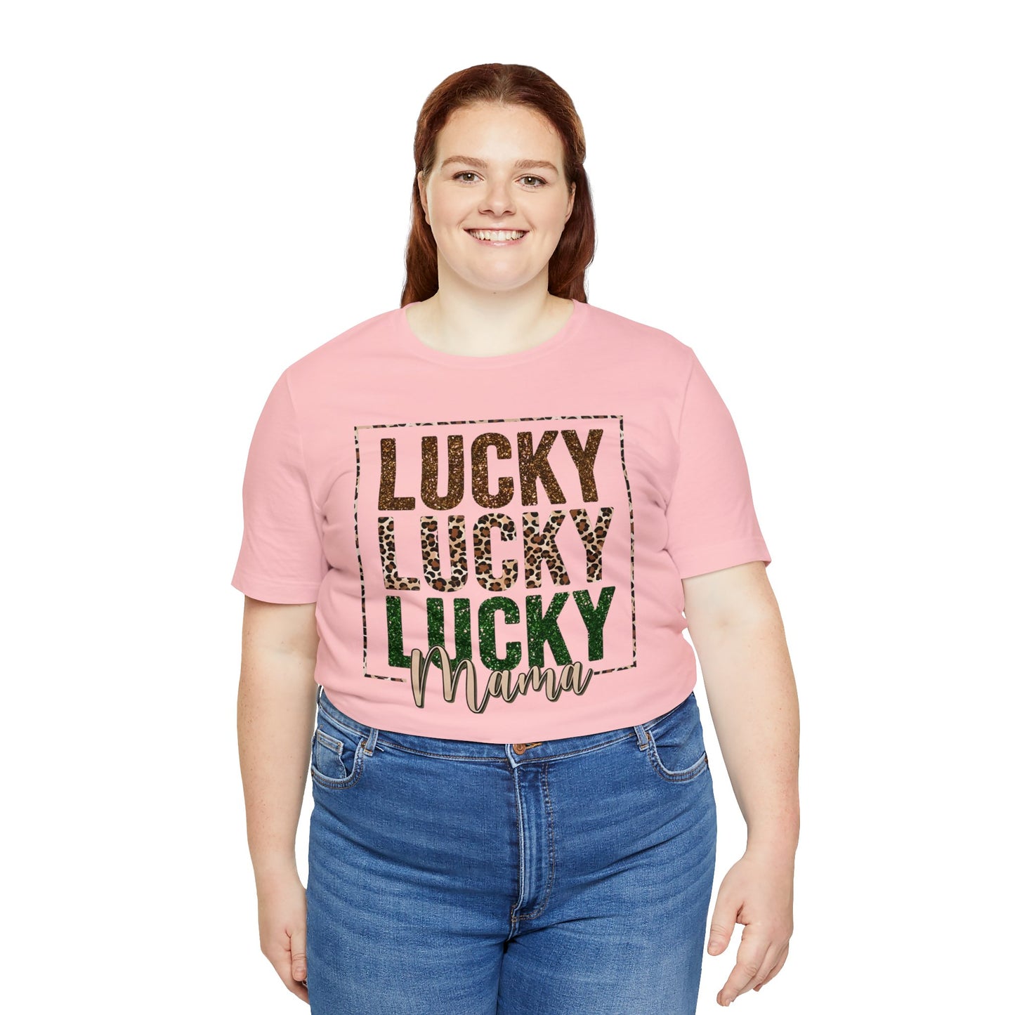 "Lucky Mama"  Unisex Jersey Short Sleeve Tee