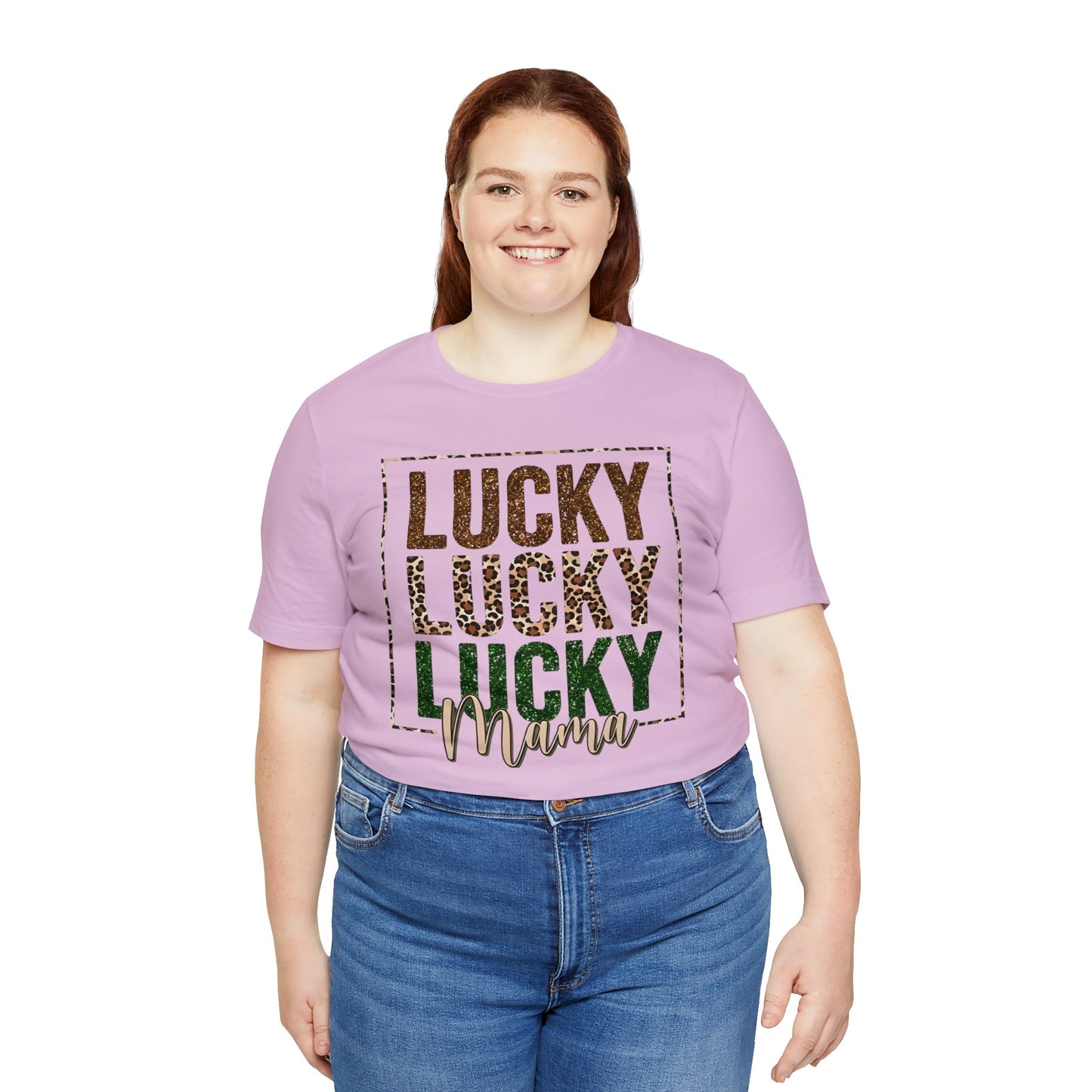 "Lucky Mama"  Unisex Jersey Short Sleeve Tee