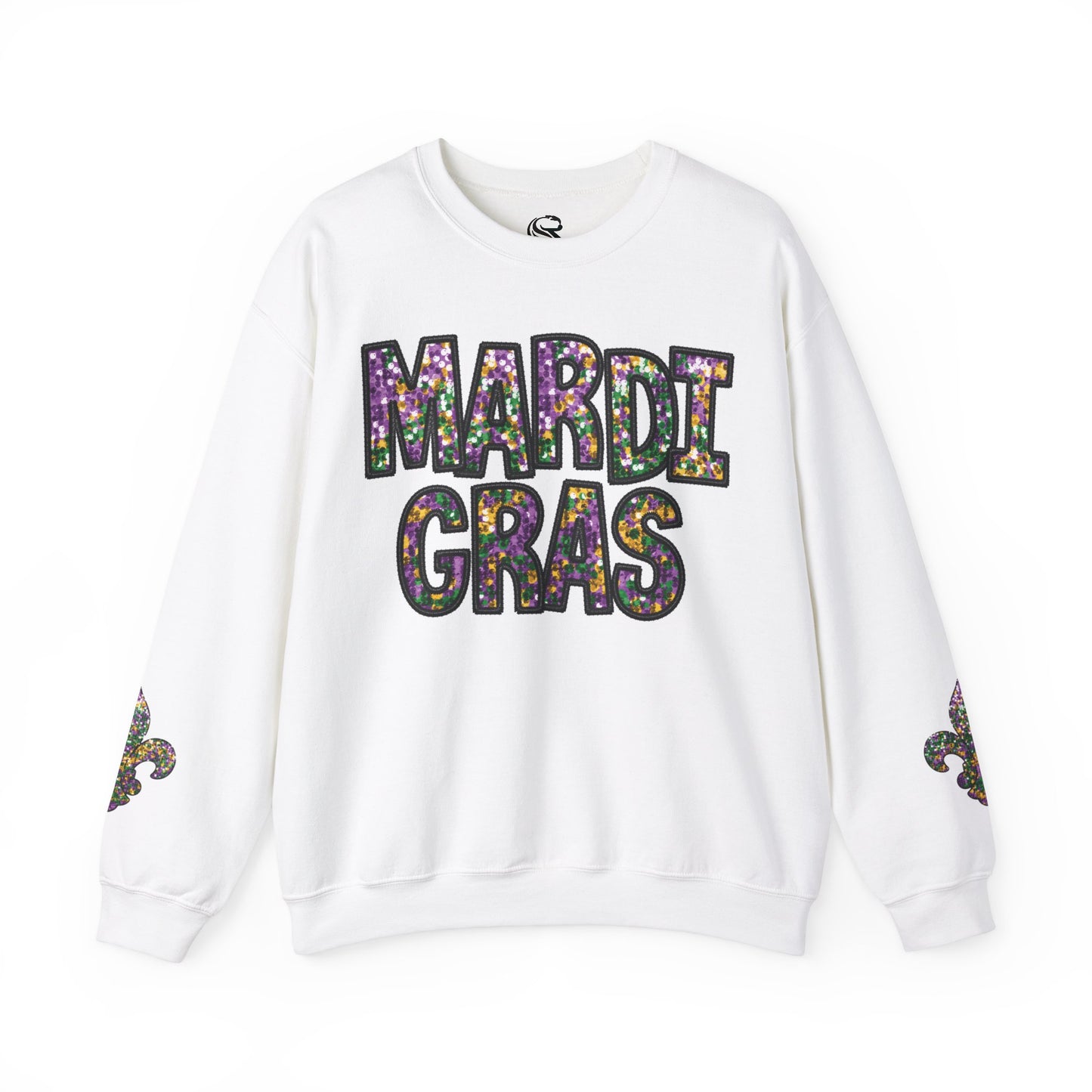 "Carnival Sparkle" Mardi Gras Unisex Heavy Blend Crewneck Sweatshirt