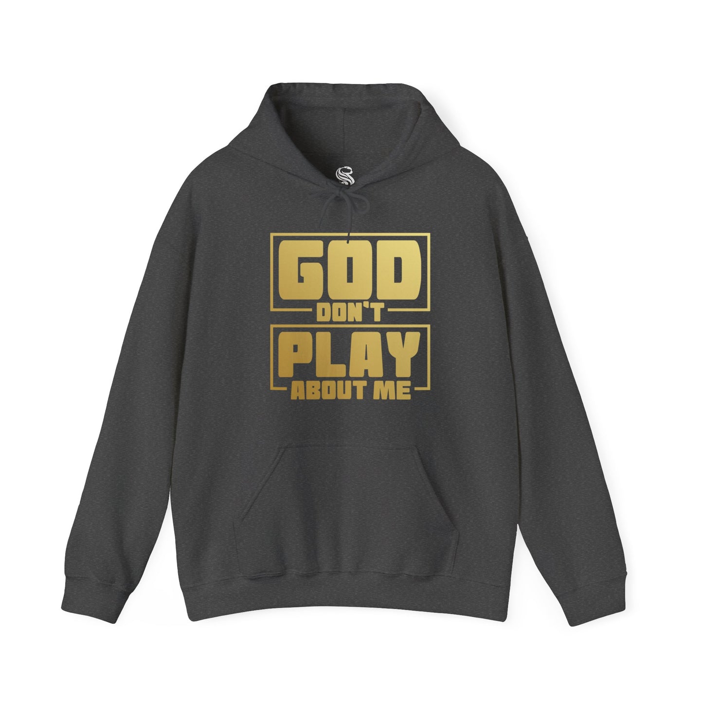 "God Don't Play About Me" Unisex Heavy Blend Hoodie