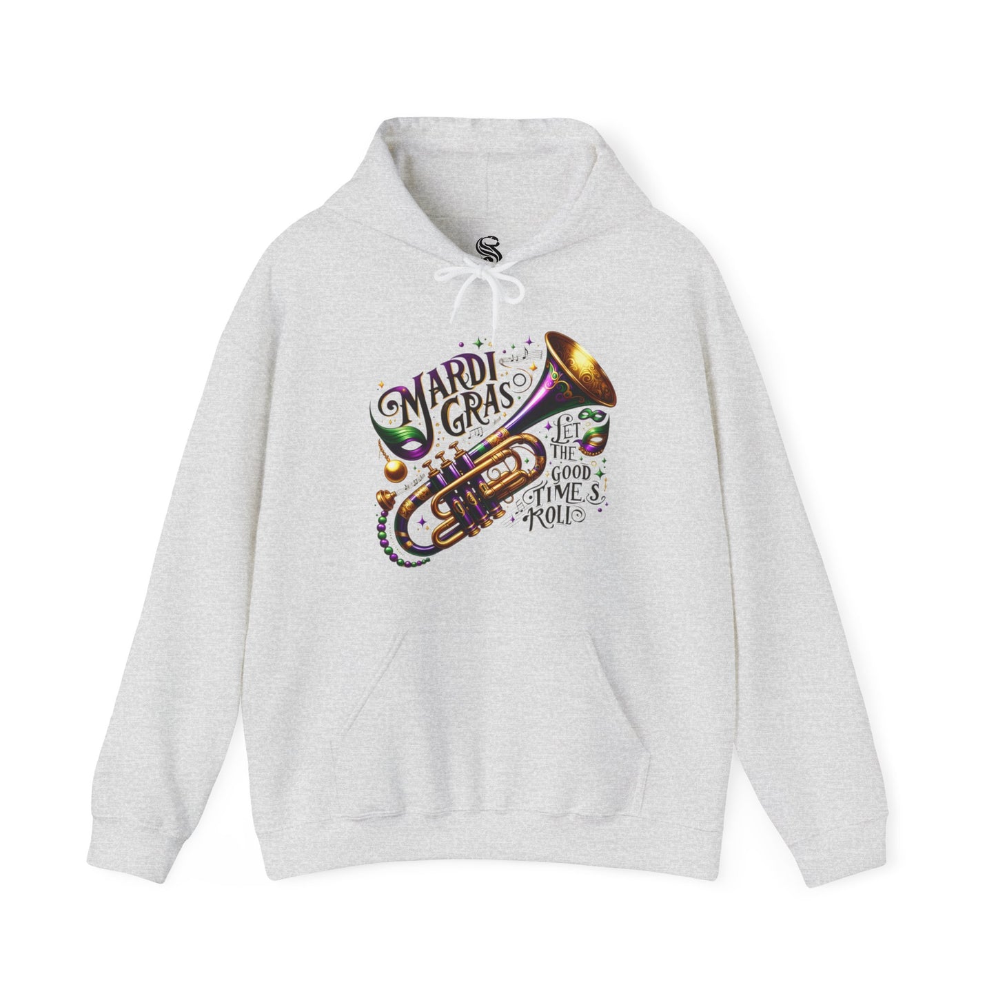 "Let The Good Times Roll" Mardi Gras Unisex Heavy Blend Hoodie