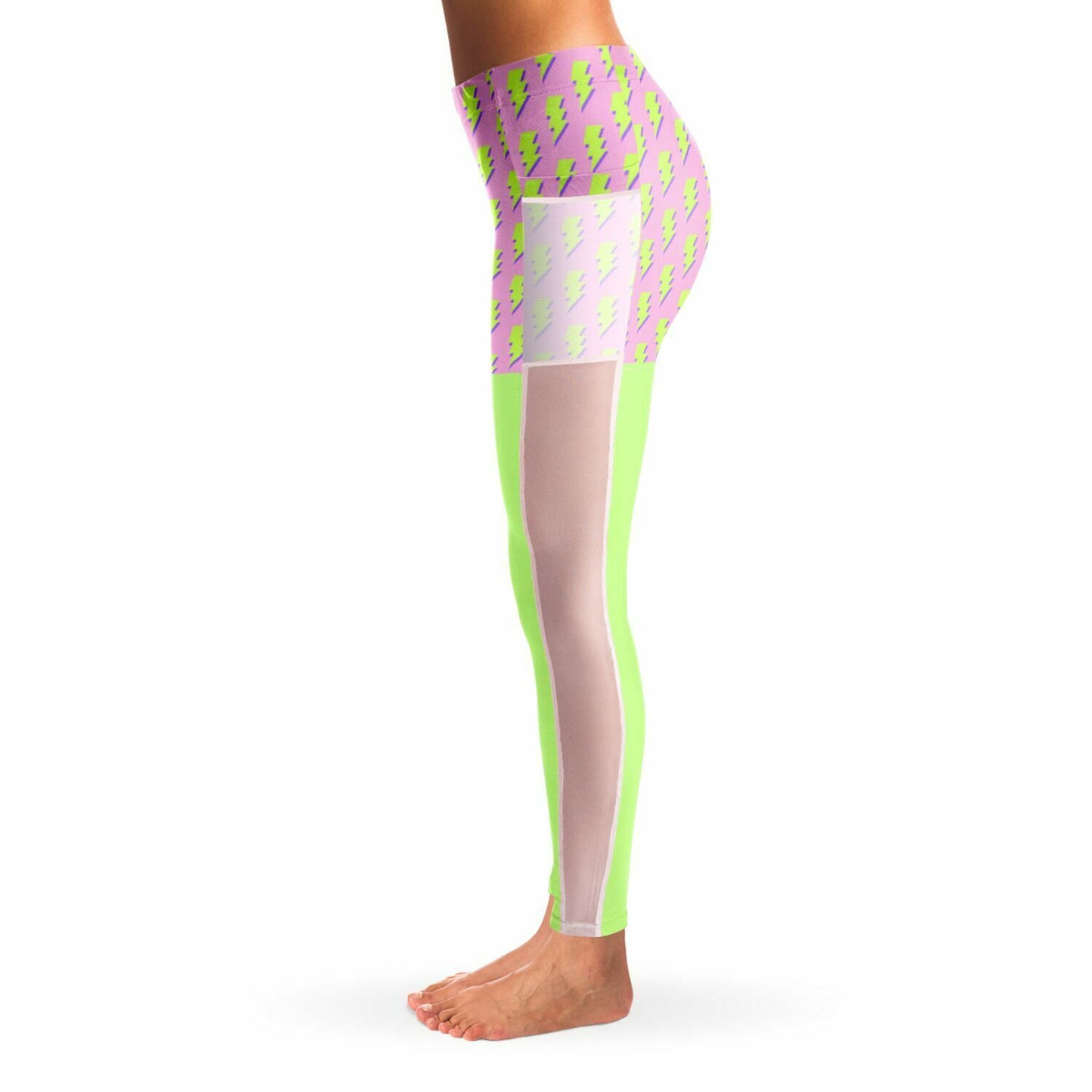 "Charged" Mesh Pocket Leggings