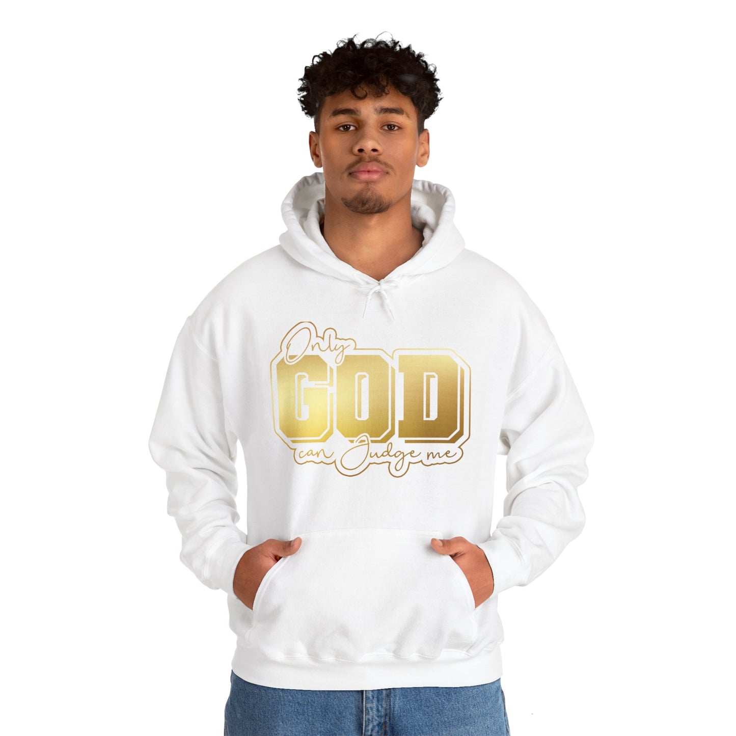 "Only God Can Judge Me" Unisex Heavy Blend Hoodie