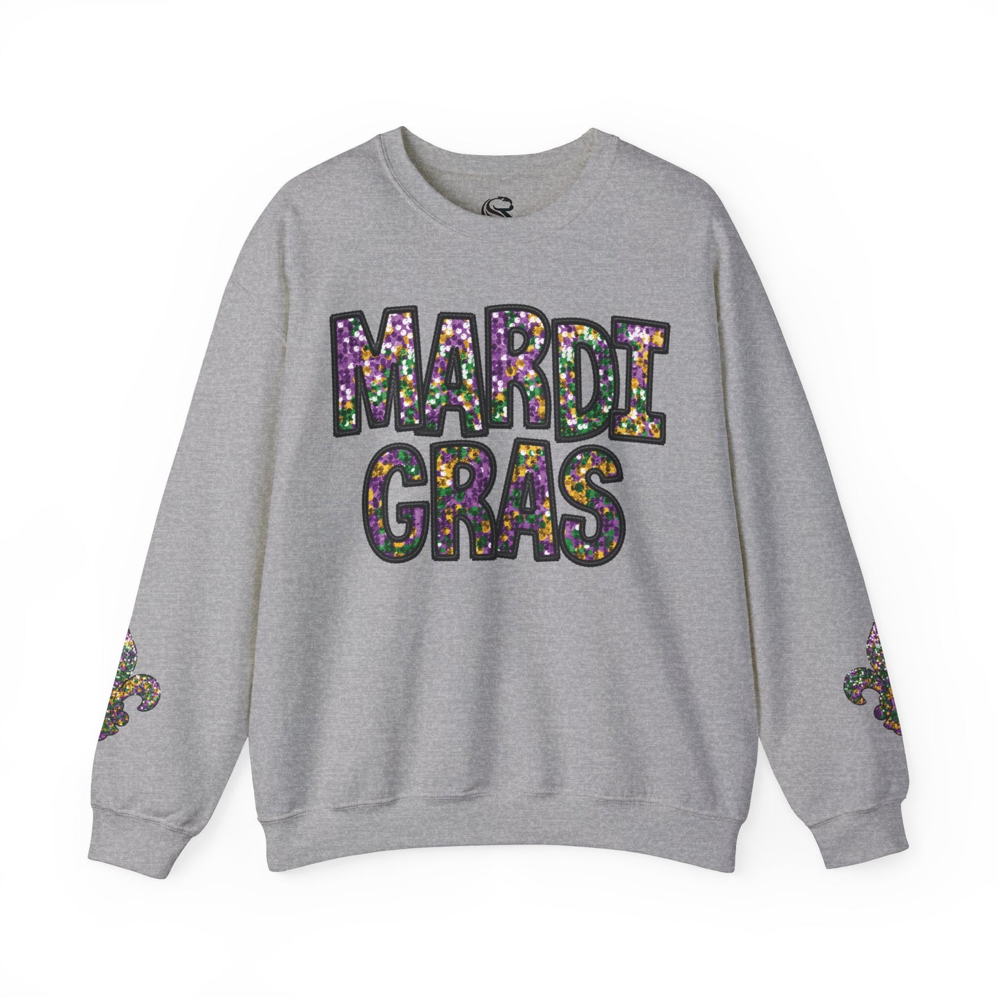 "Carnival Sparkle" Mardi Gras Unisex Heavy Blend Crewneck Sweatshirt