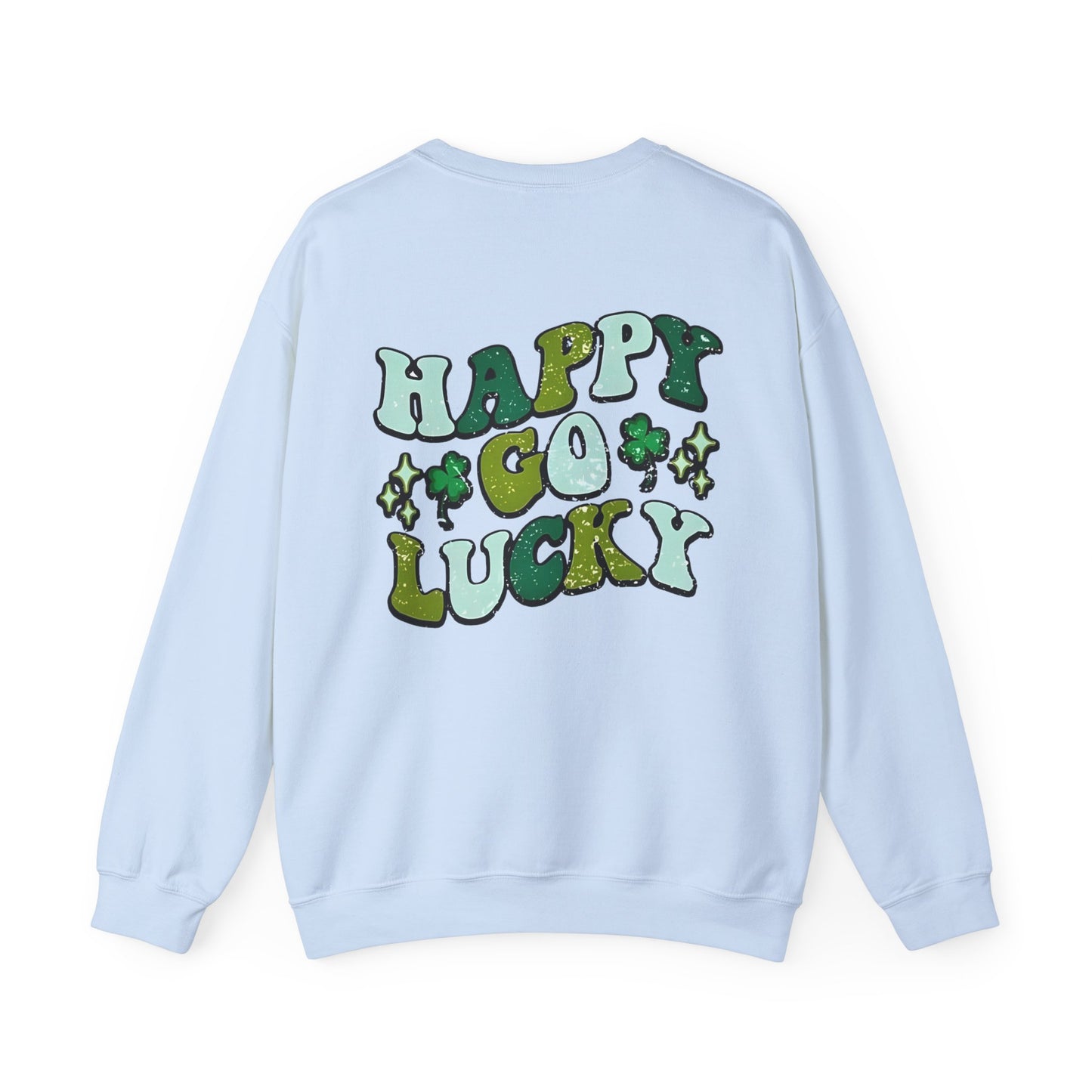 "Happy Go Lucky" Heavy Blend™ Crewneck Sweatshirt