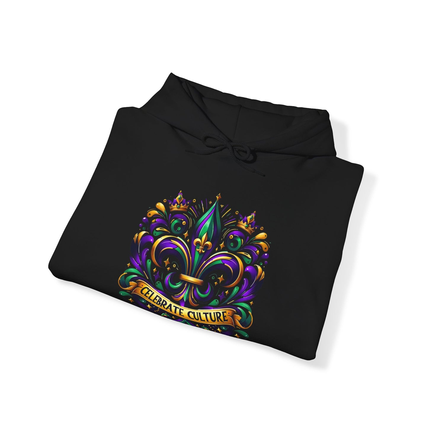 "Celebrate Culture" Mardi Gras Unisex Heavy Blend Hoodie