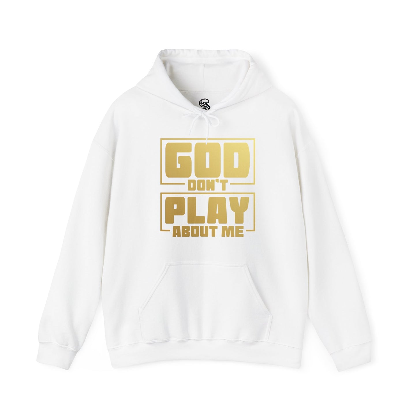 "God Don't Play About Me" Unisex Heavy Blend Hoodie