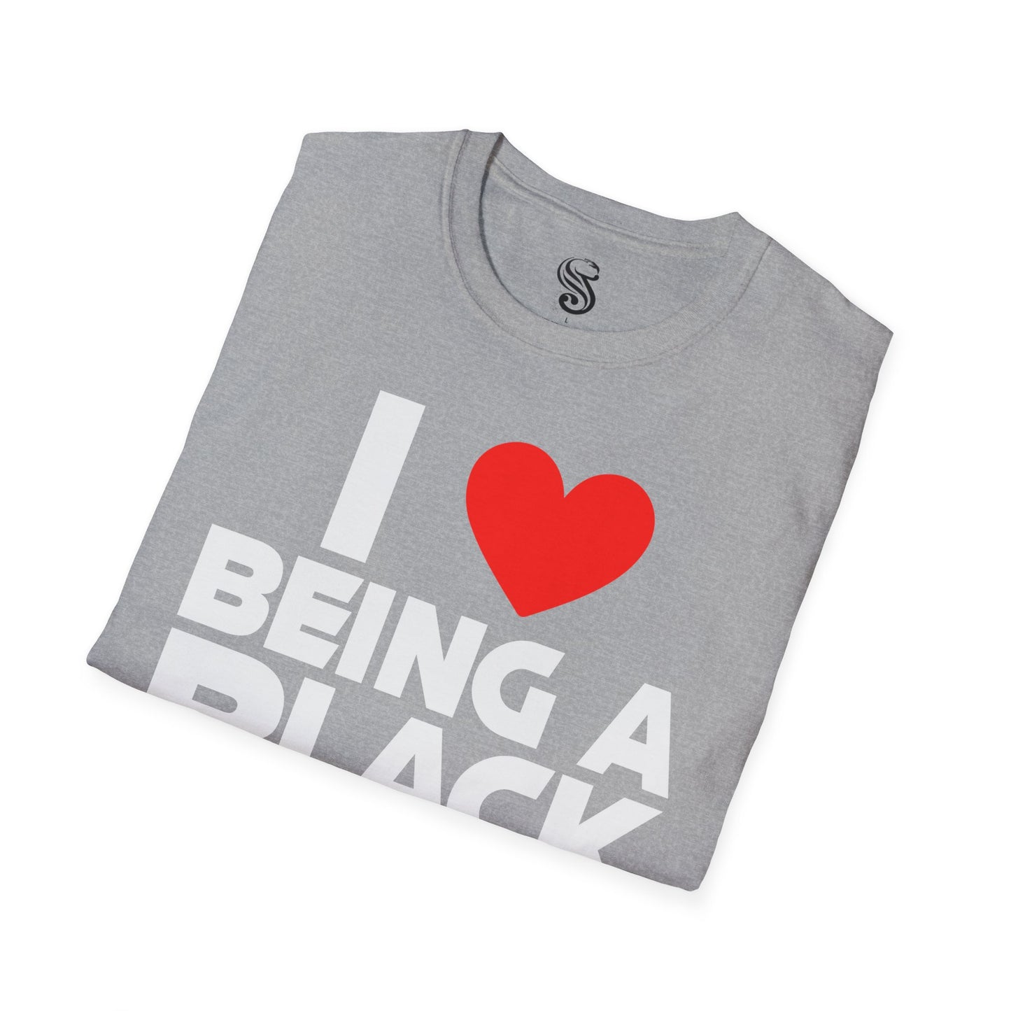 "I Love Being A Black Woman" Unisex Softstyle T-Shirt