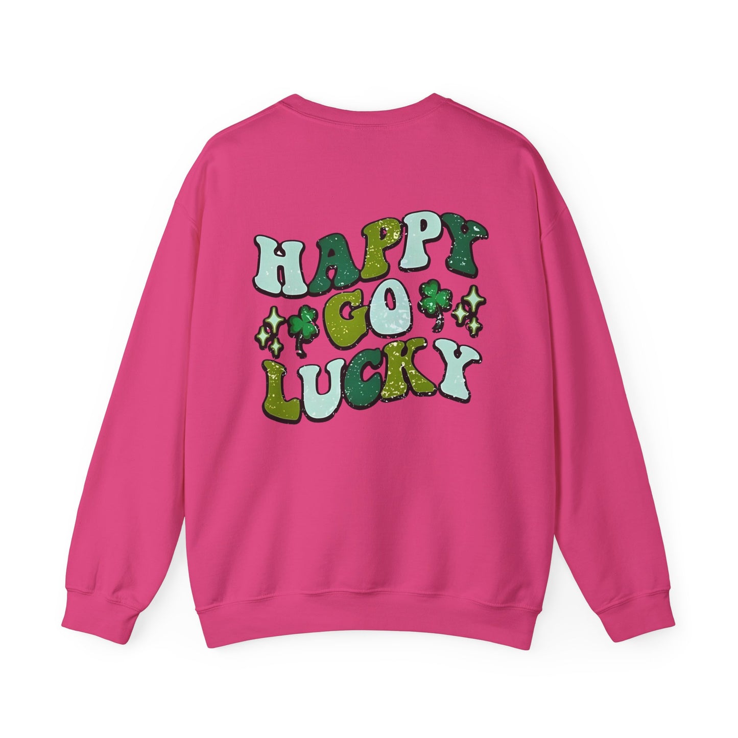 "Happy Go Lucky" Heavy Blend™ Crewneck Sweatshirt