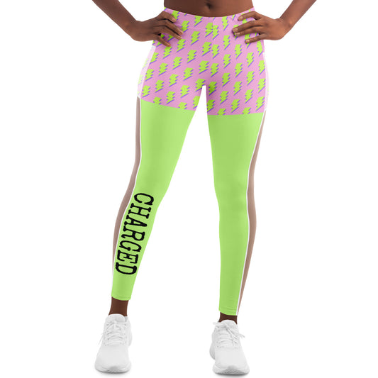 "Charged" Mesh Pocket Leggings